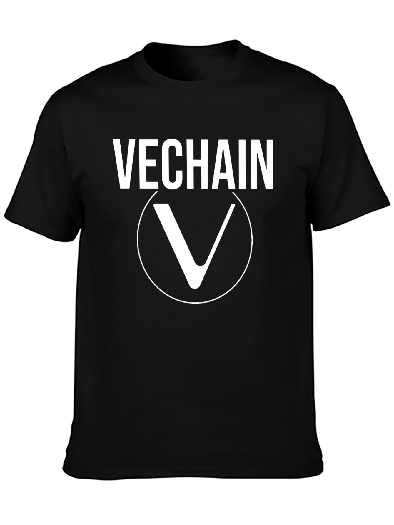 Black VeChain Crypto T-Shirt - Black view 3