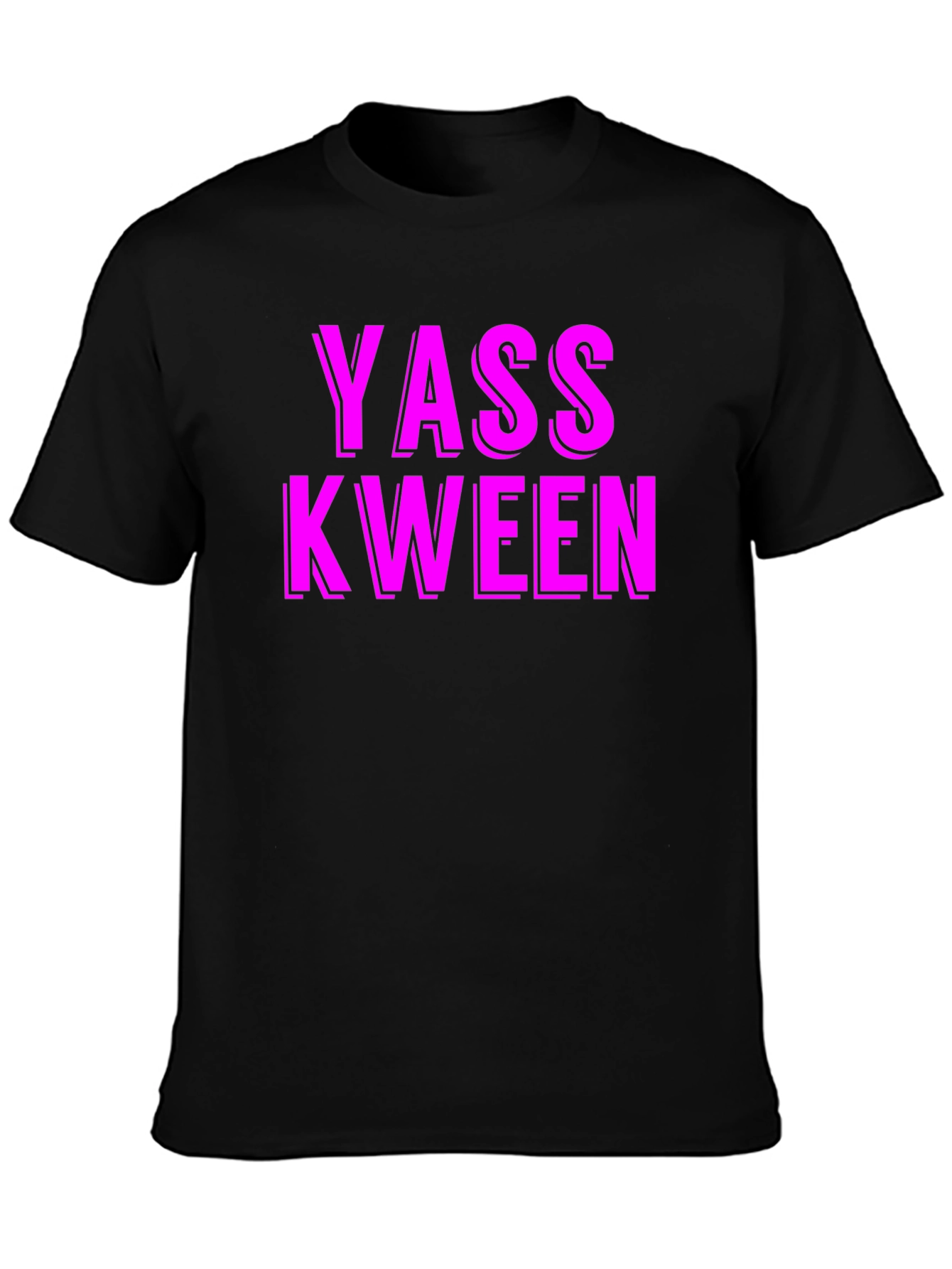 Black Yass Kween Graphic Tee - Black view 3