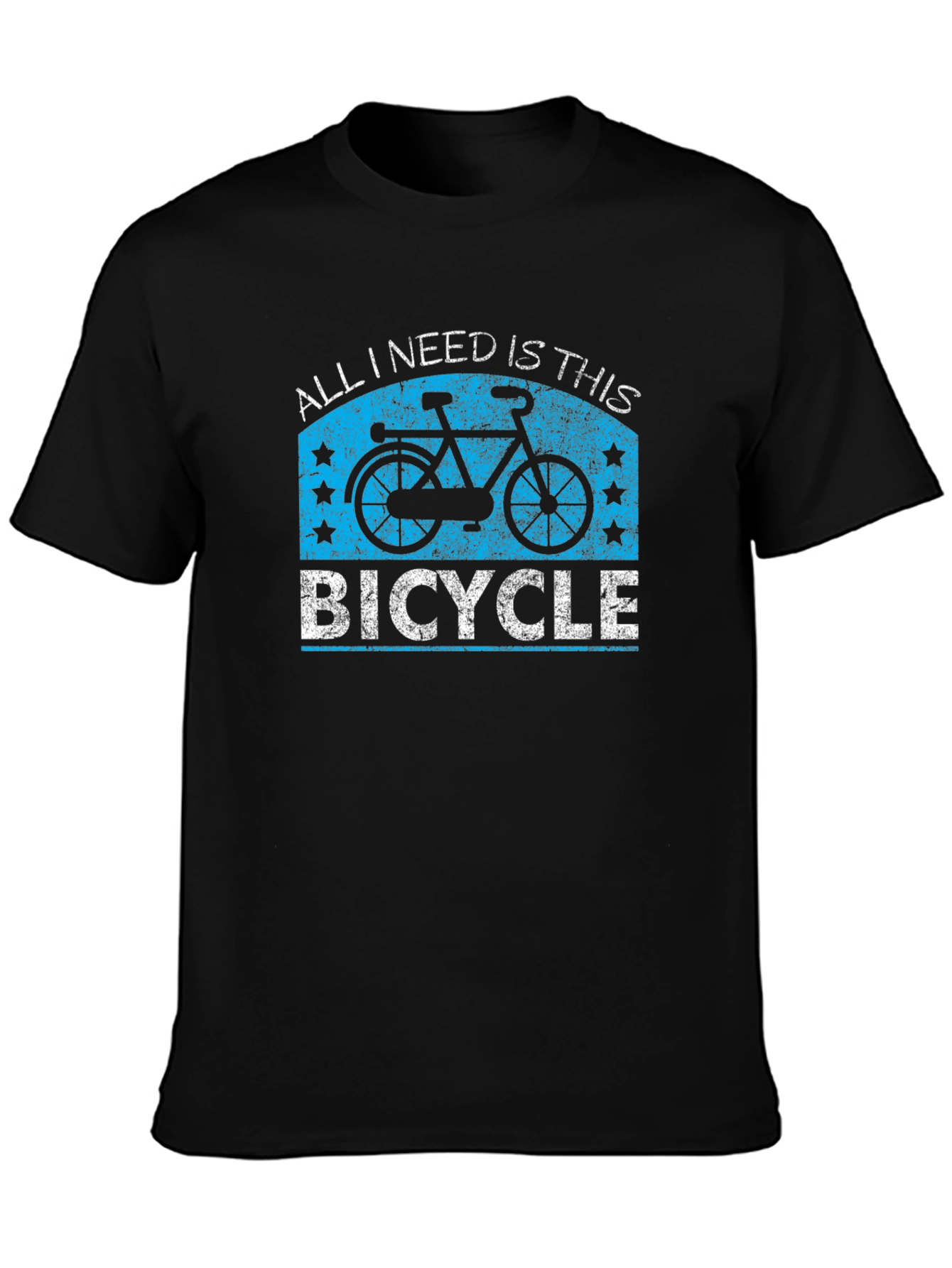 All I Need Is This Bicycle Graphic T-Shirt - 3