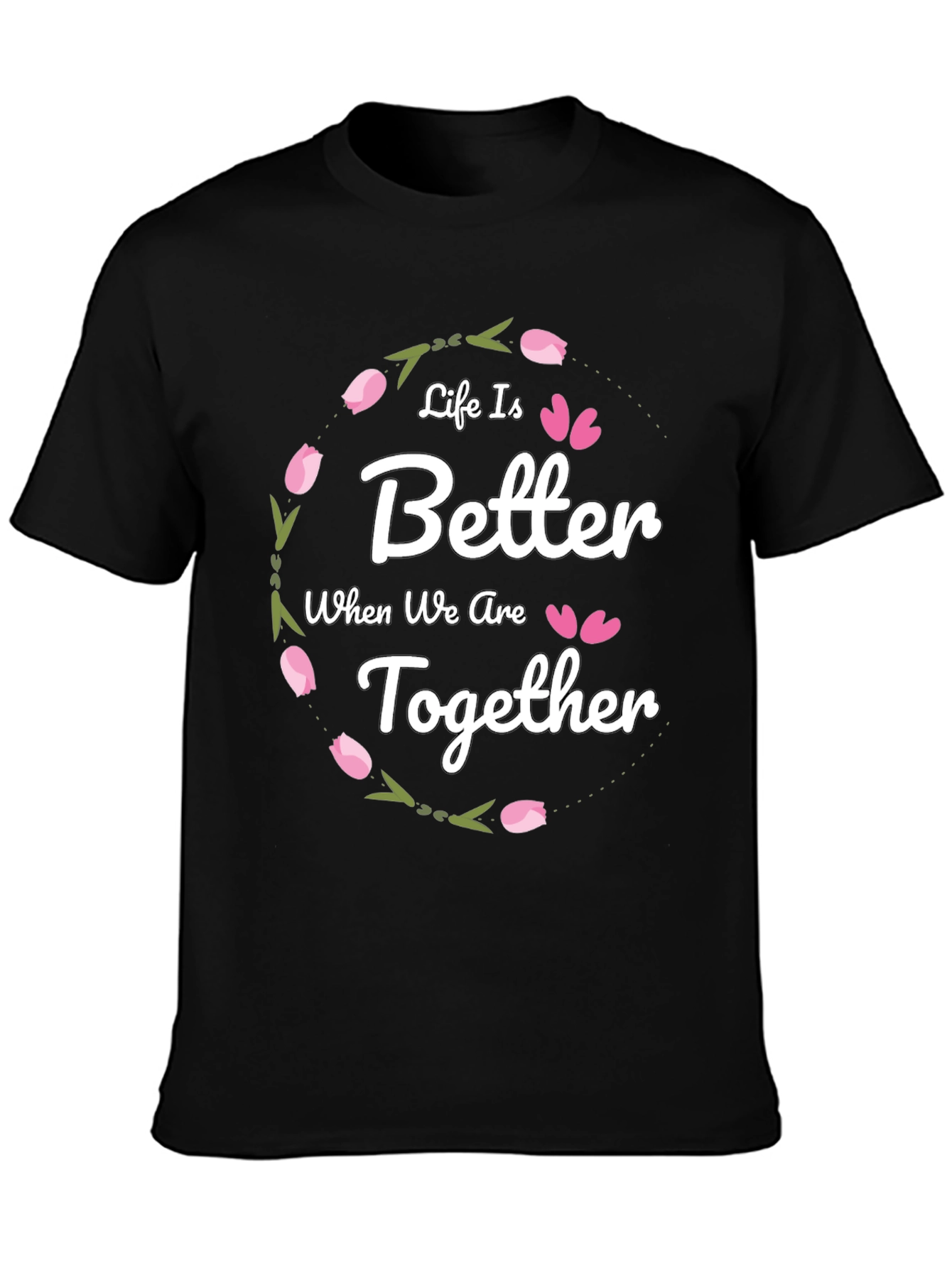 Black Life Is Better Together Graphic Tee view 3