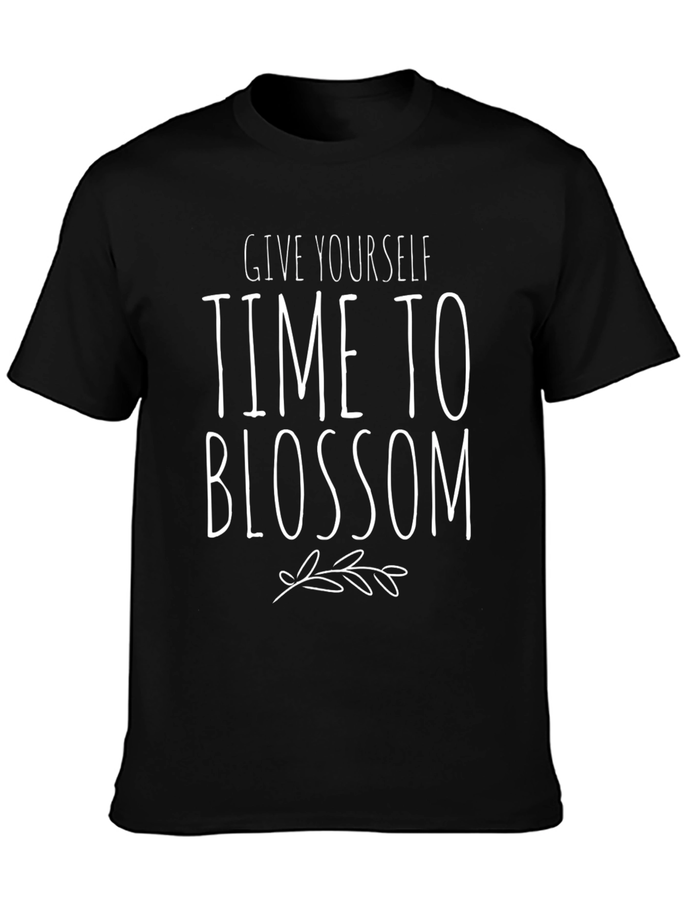 Black Time To Blossom Graphic Tee - Unisex view 3