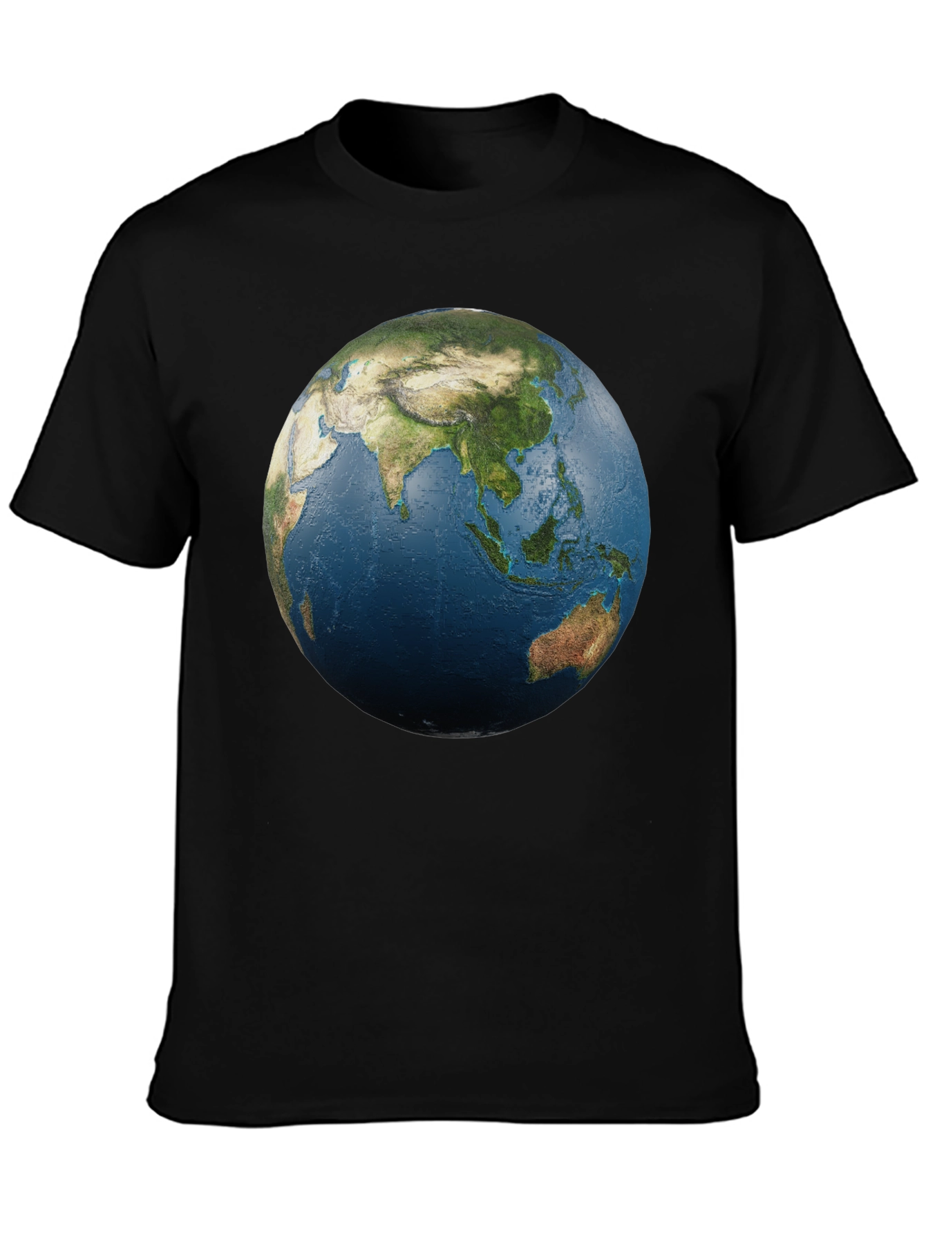 Black Earth Graphic Black T-Shirt view 3