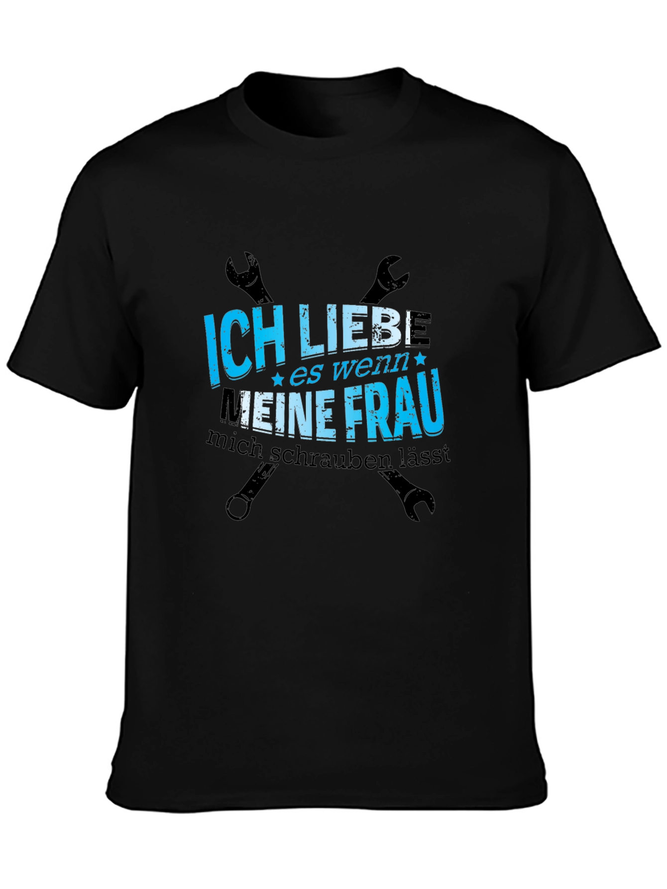 Black Ich Liebe Meine Frau T-Shirt view 3
