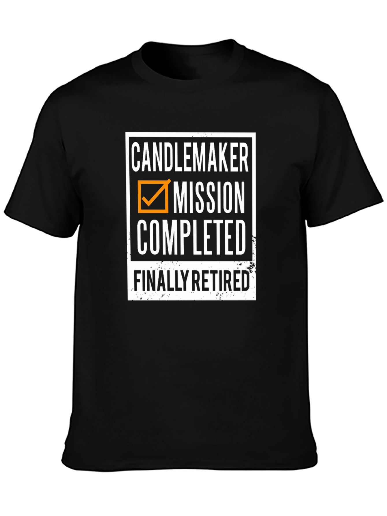 Black Candlemaker Mission Completed Retired Graphic Tee view 3