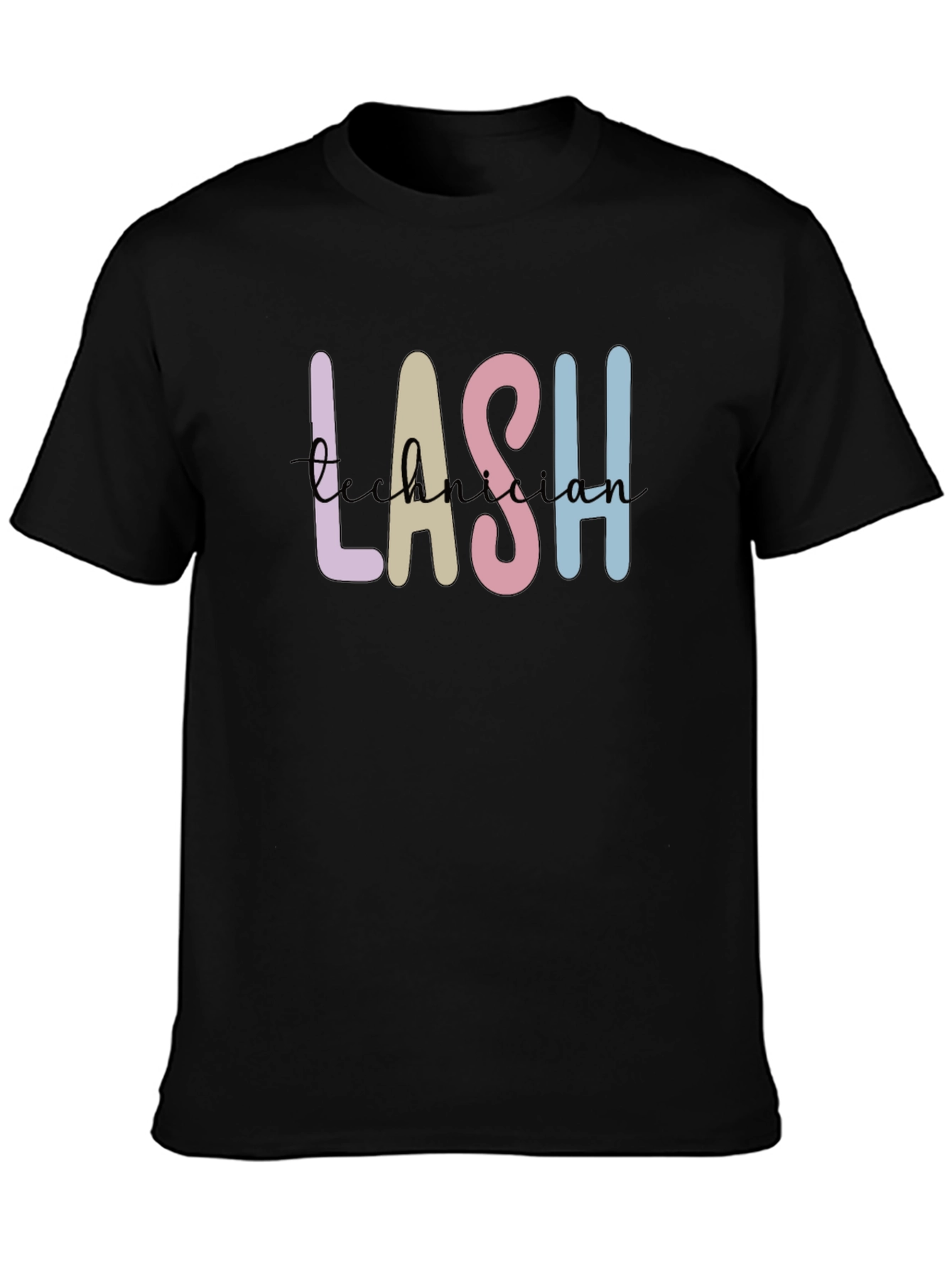 Black Lash Technician T-Shirt - Stylish & Comfortable view 3