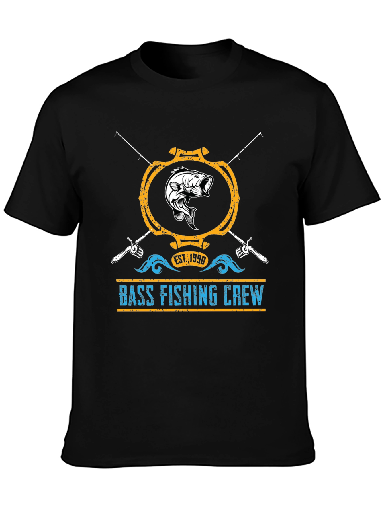 Black Bass Fishing Crew T-Shirt - Est. 1990 view 3
