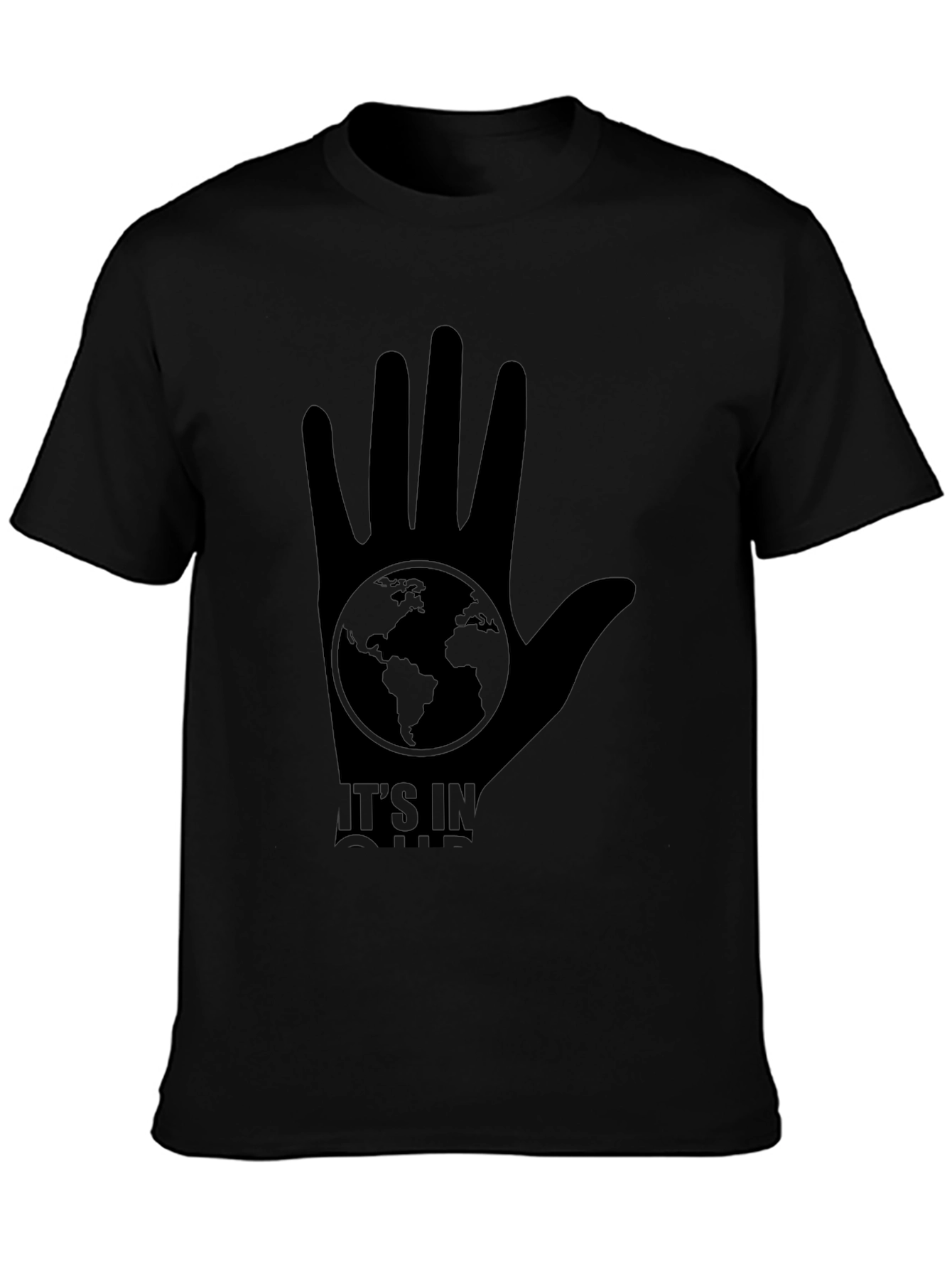 Black Earth in Our Hands Graphic T-Shirt view 3