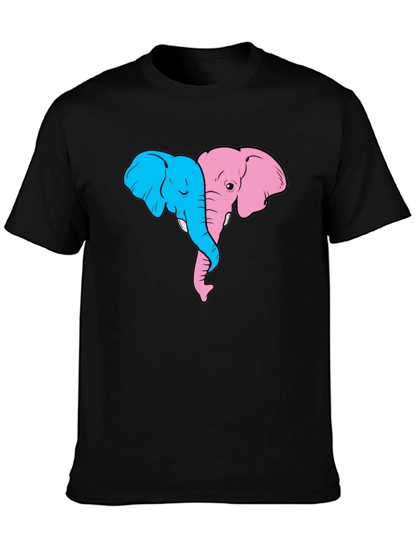 Black Elephant Love Graphic Tee view 3