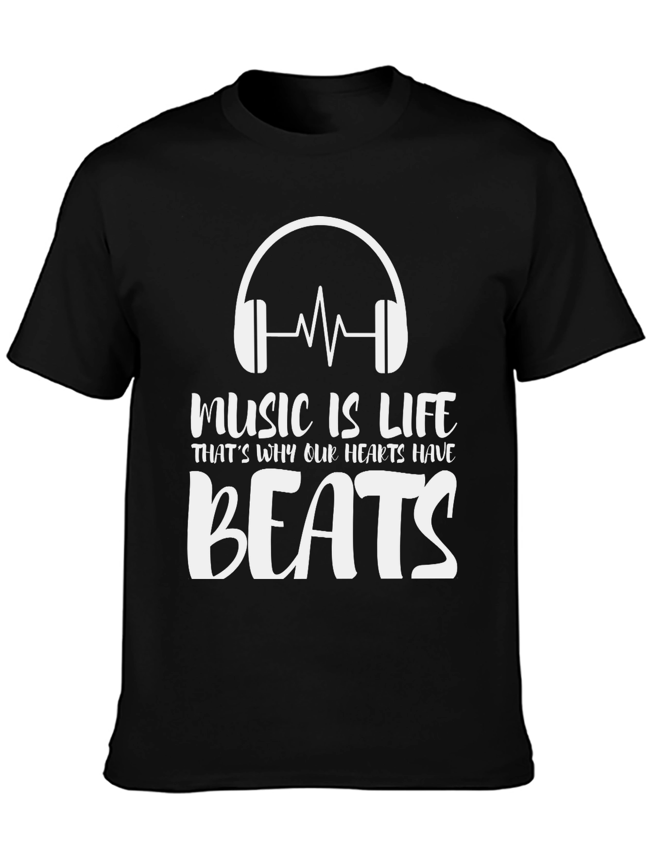 Black Music is Life Graphic Tee view 3