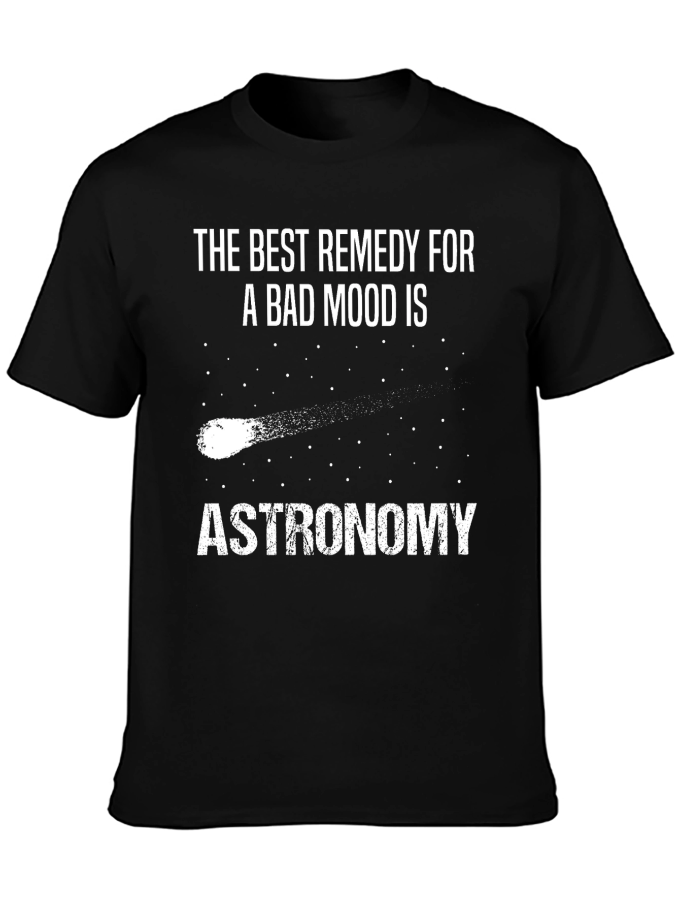 Black Astronomy Remedy T-Shirt - Comfort & Style view 3