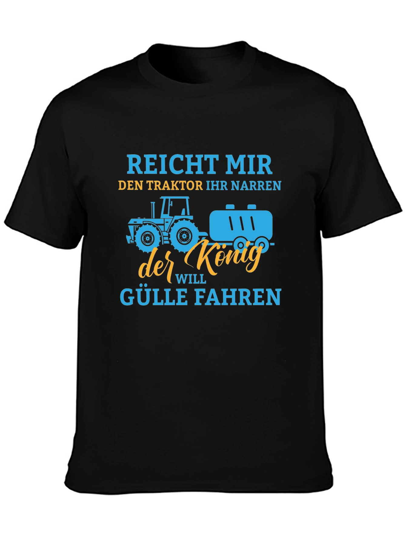 Black Reicht Mir Den Traktor T-Shirt view 3