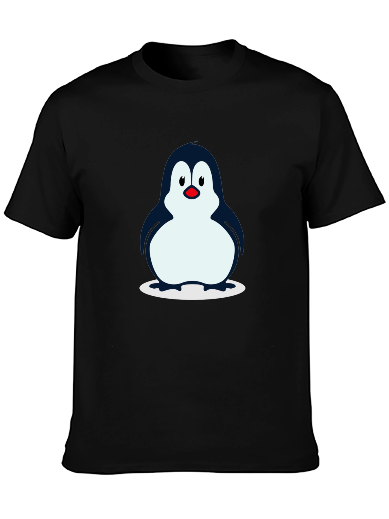 Black Penguin Graphic T-Shirt - Black view 3