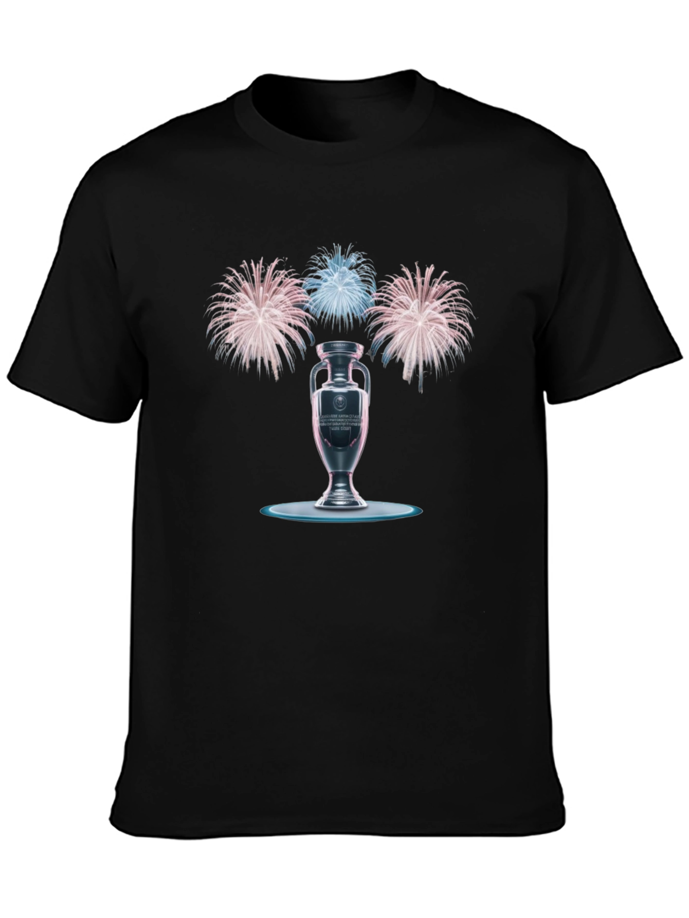 Fireworks & Trophy Black T-Shirt - 3