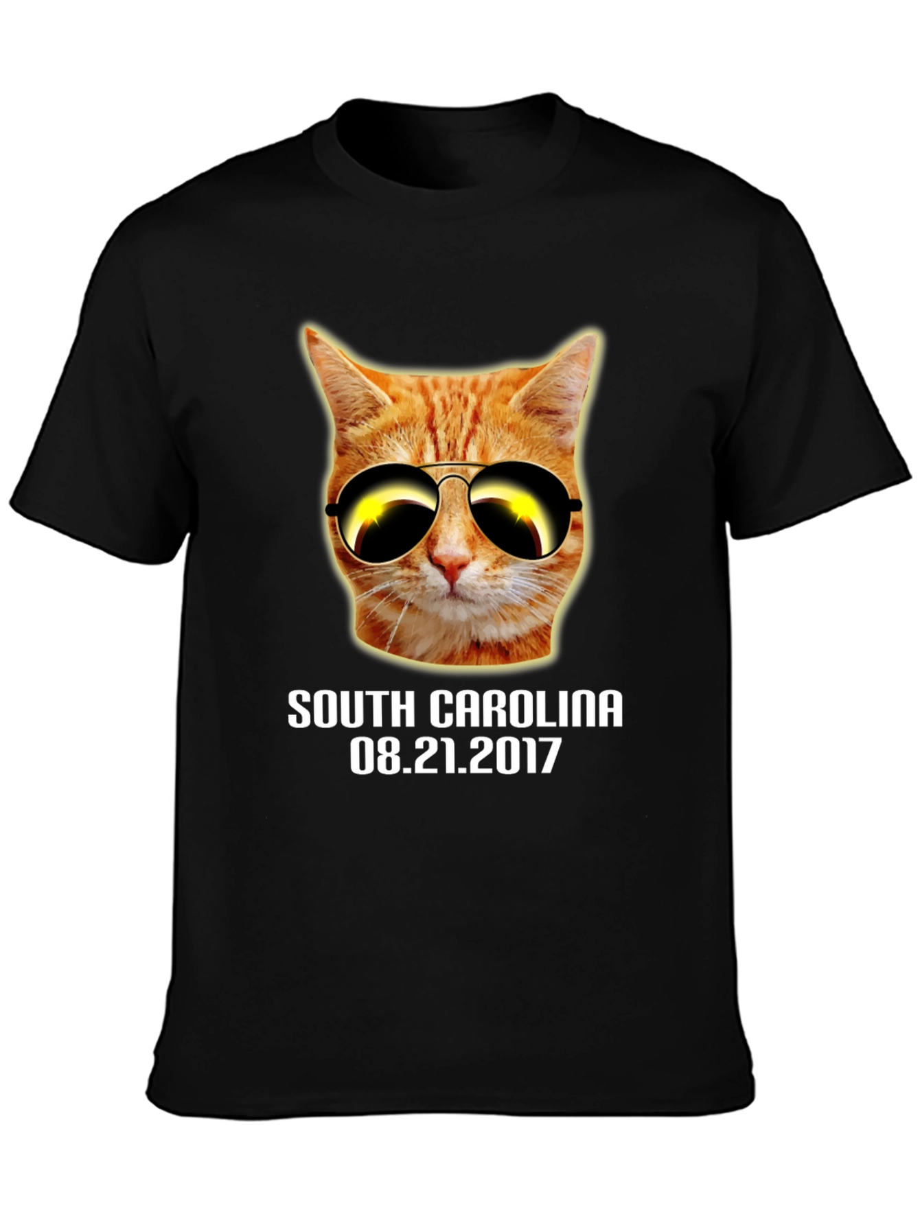 Black Cat Eclipse T-Shirt - South Carolina 2017 view 3
