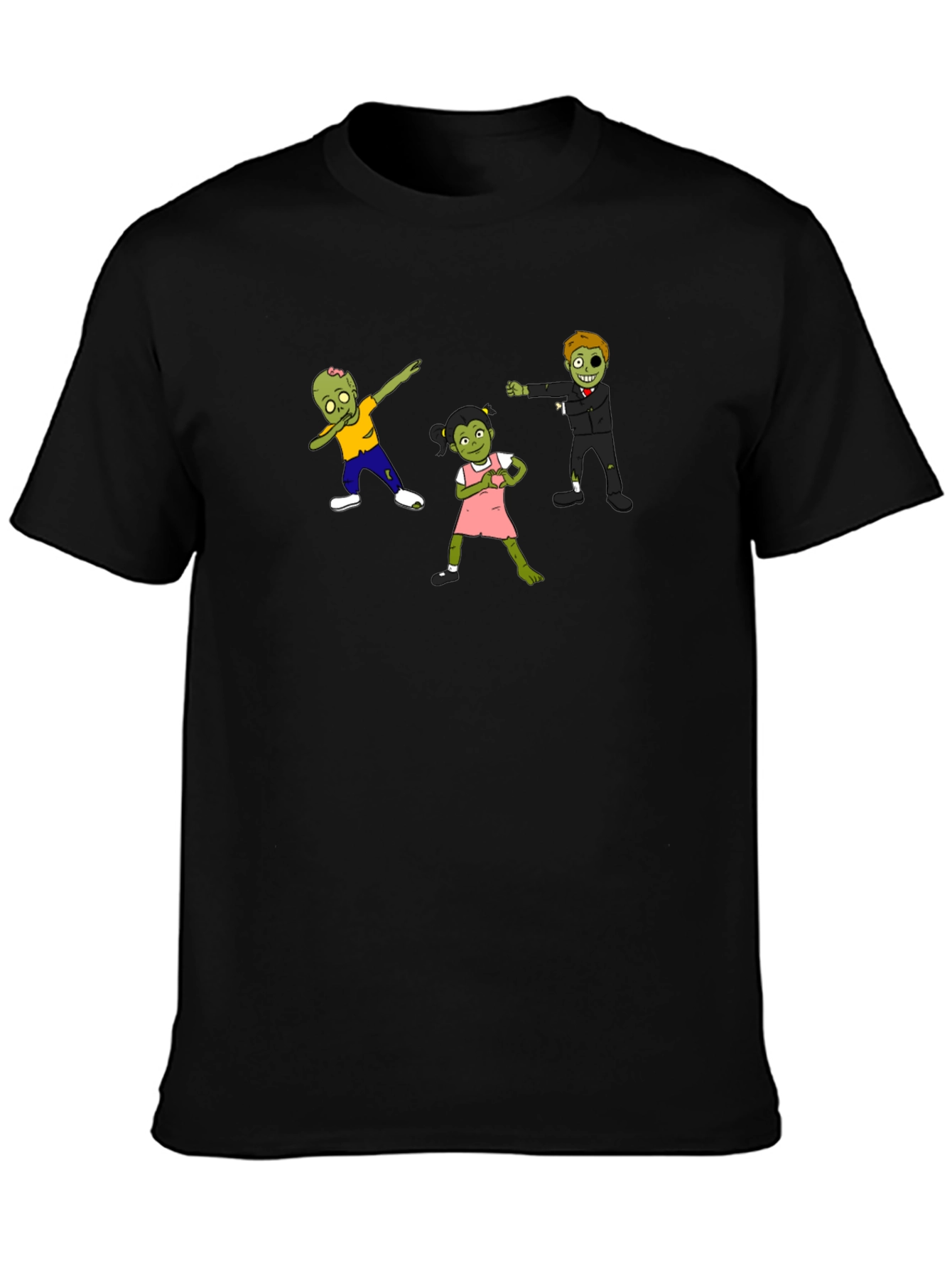 Black Zombie Dance T-Shirt - Spooky Fun! view 3