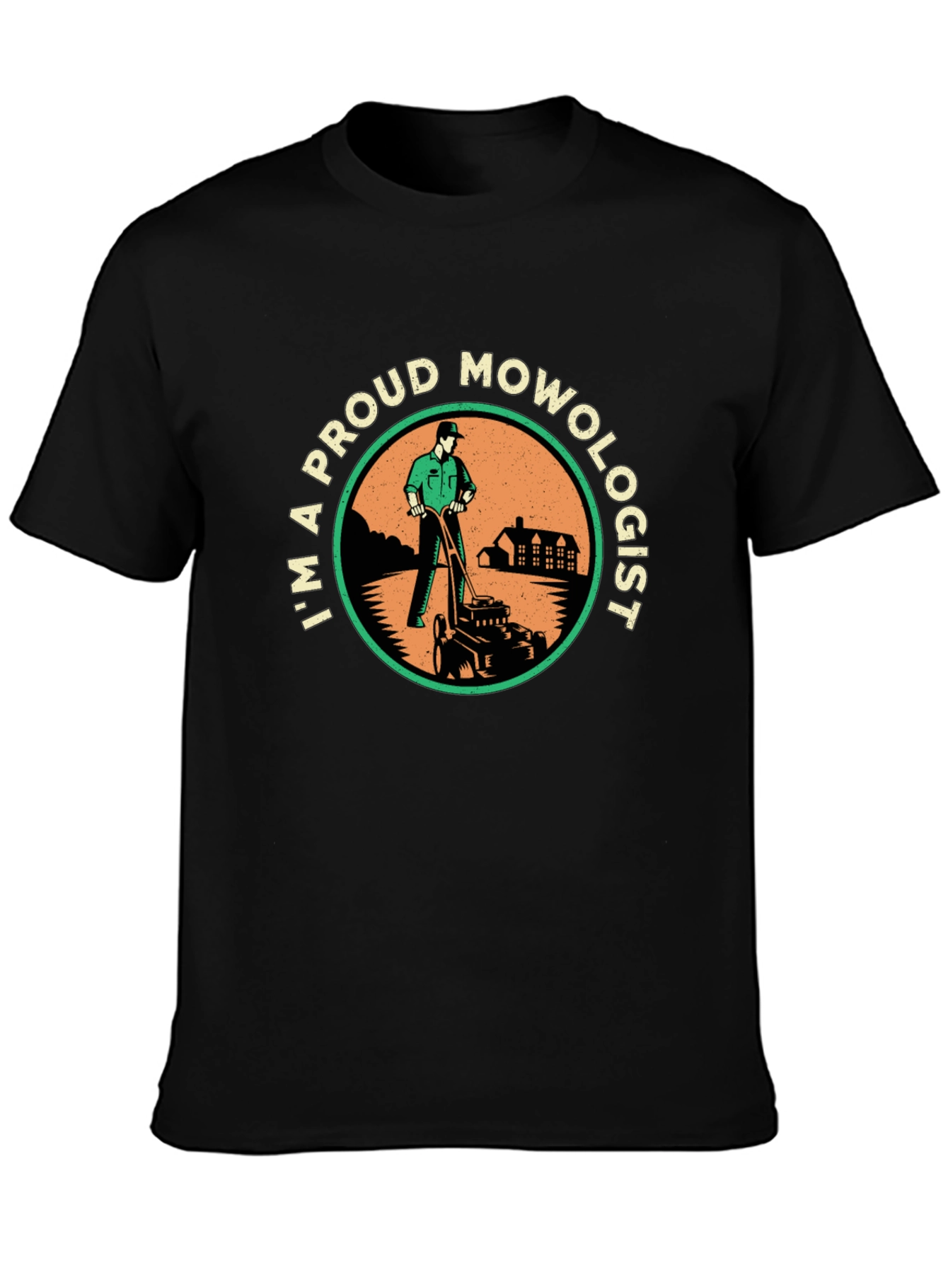 Black Proud Mowologist Graphic Tee view 3