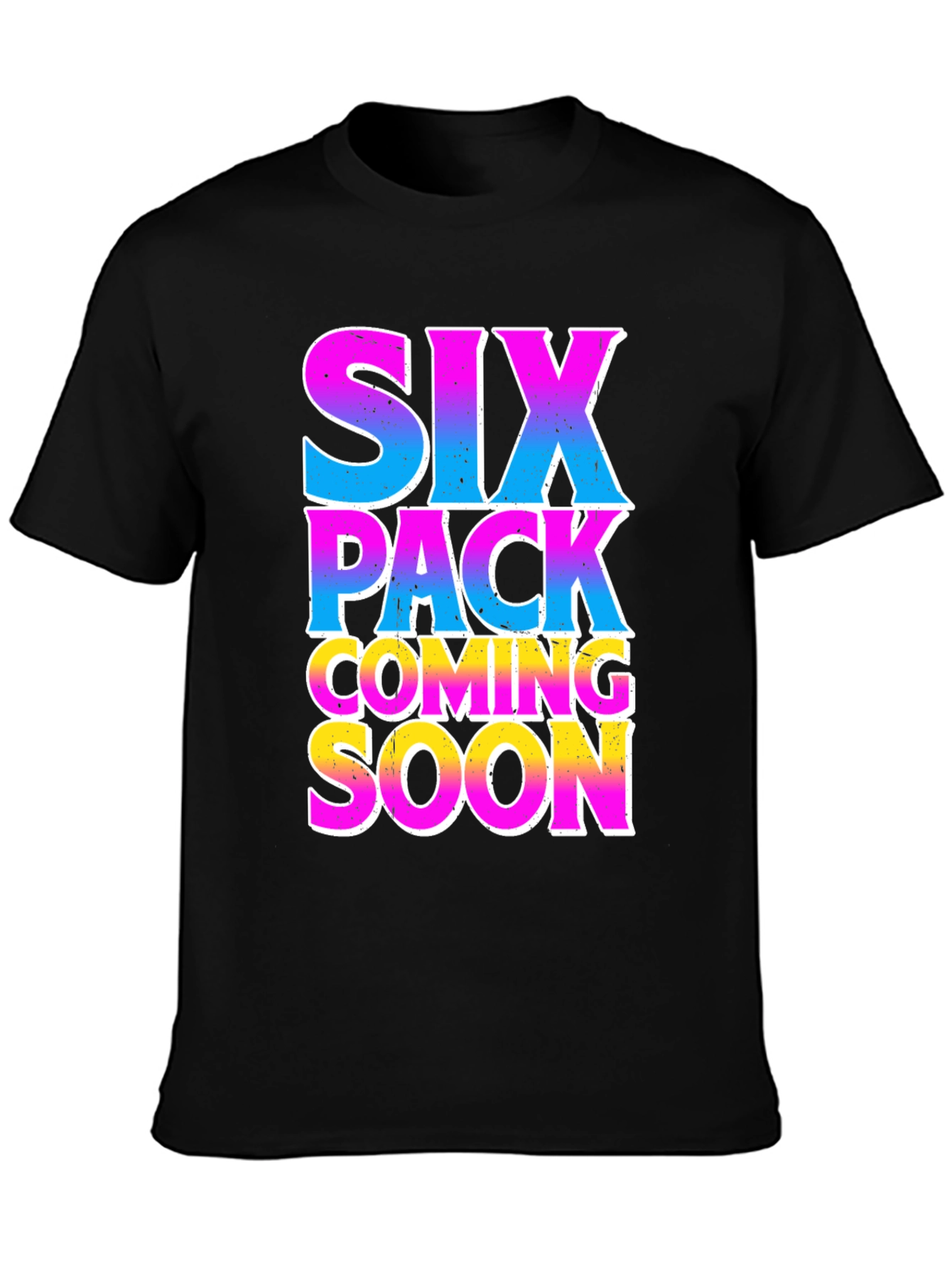 Black Six Pack Coming Soon Graphic T-Shirt view 3