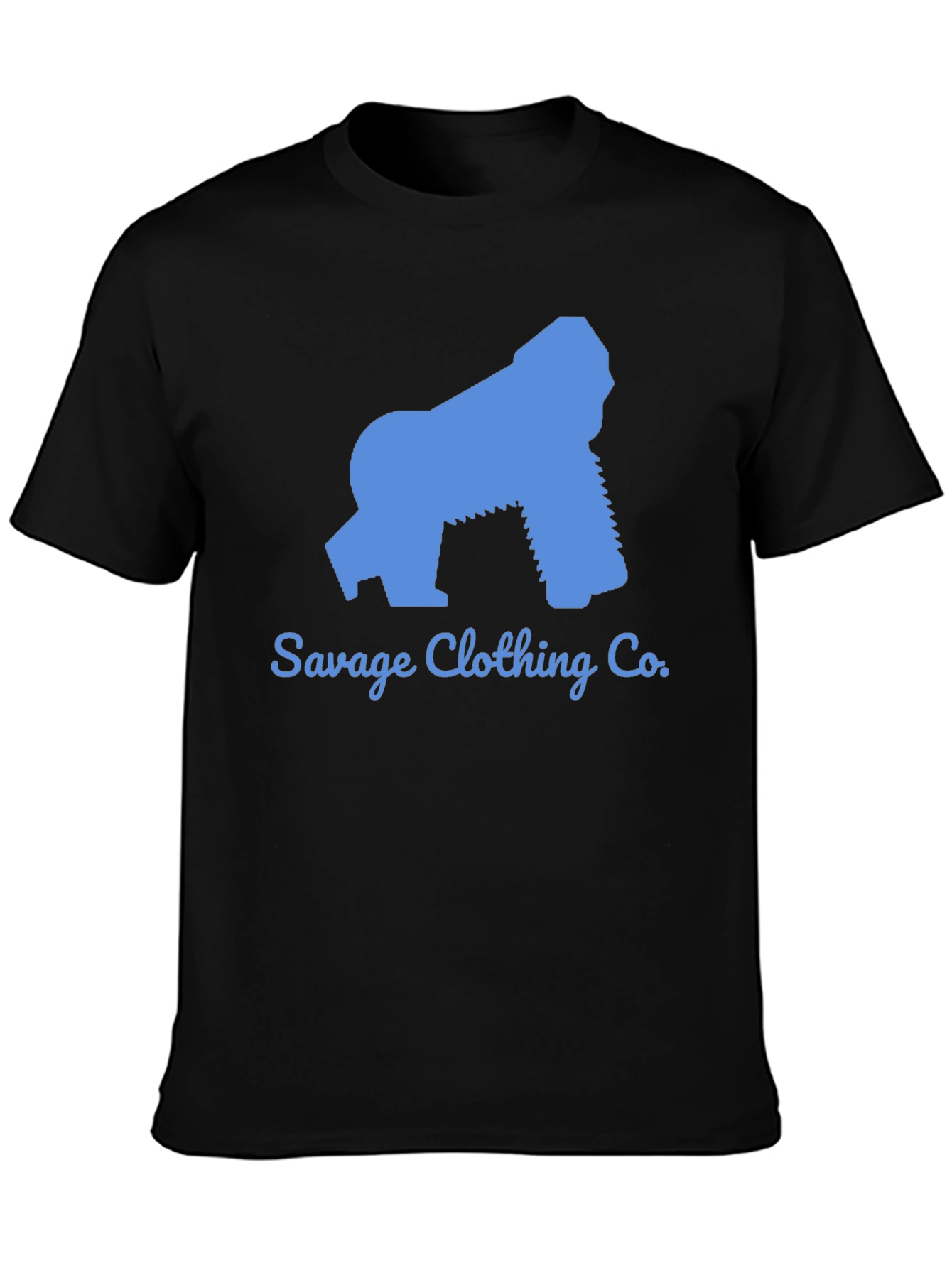 Black Savage Clothing Co. Gorilla Graphic Tee - Black view 3