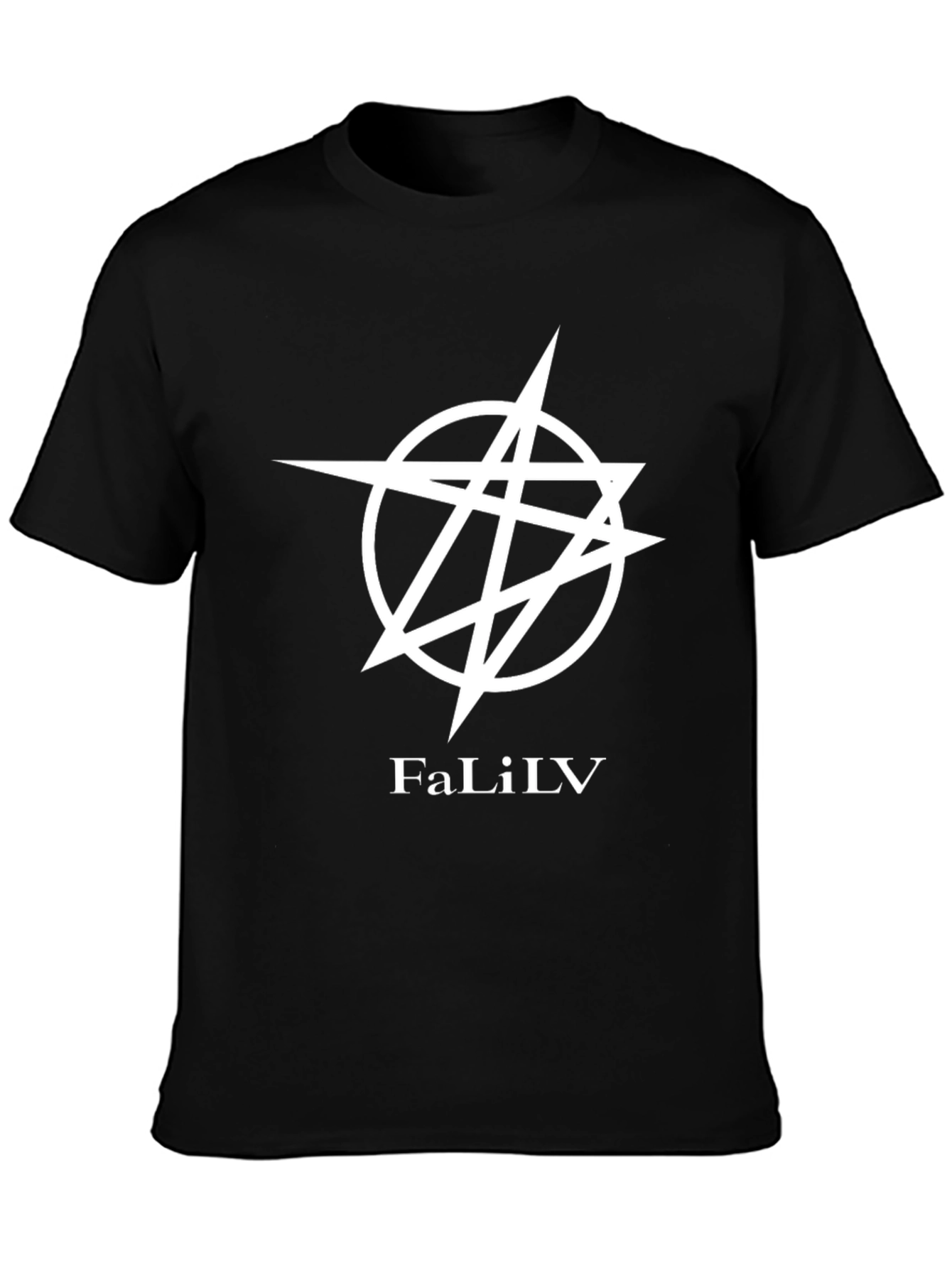 Black FaLiLV Graphic Print Black T-Shirt view 3
