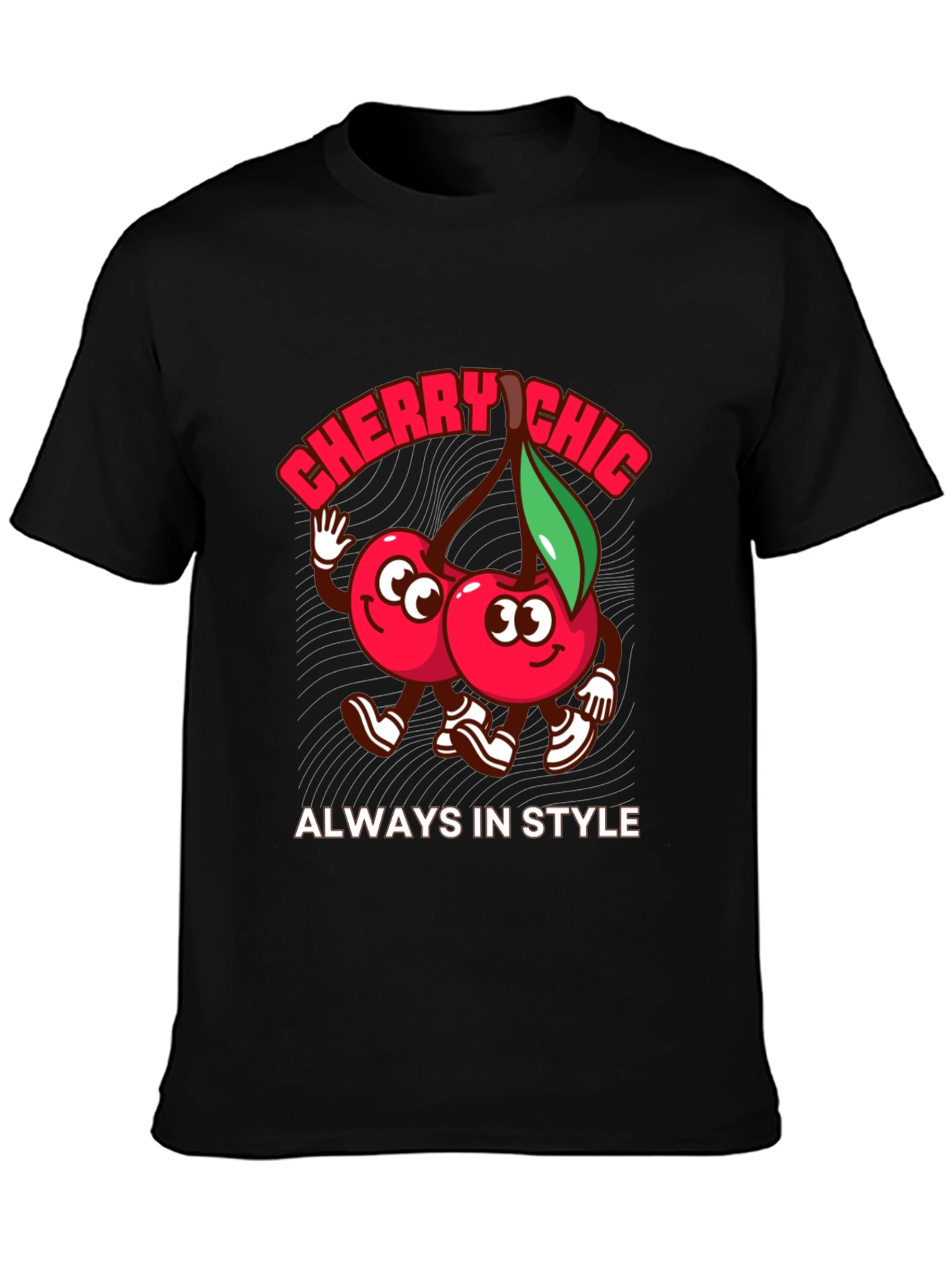 Black Cherry Chic Graphic Tee view 3
