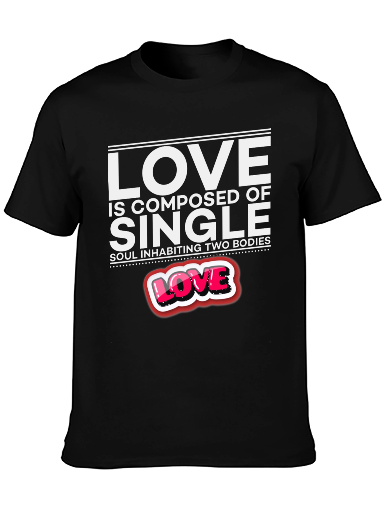 Black Love is Composed Of Single Soul T-Shirt view 3