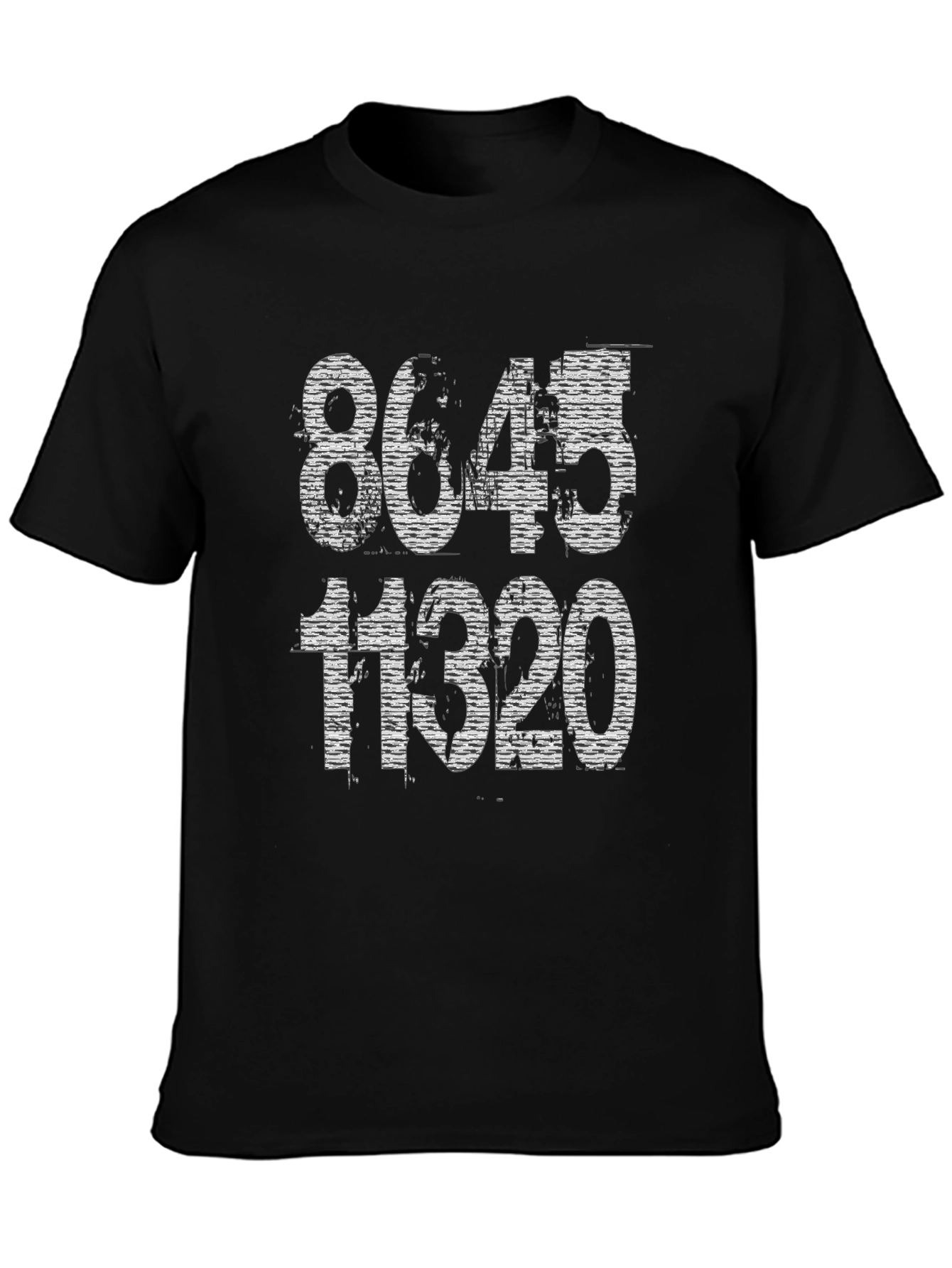 Black 8645 11320 Graphic Tee - Political Statement T-Shirt view 3