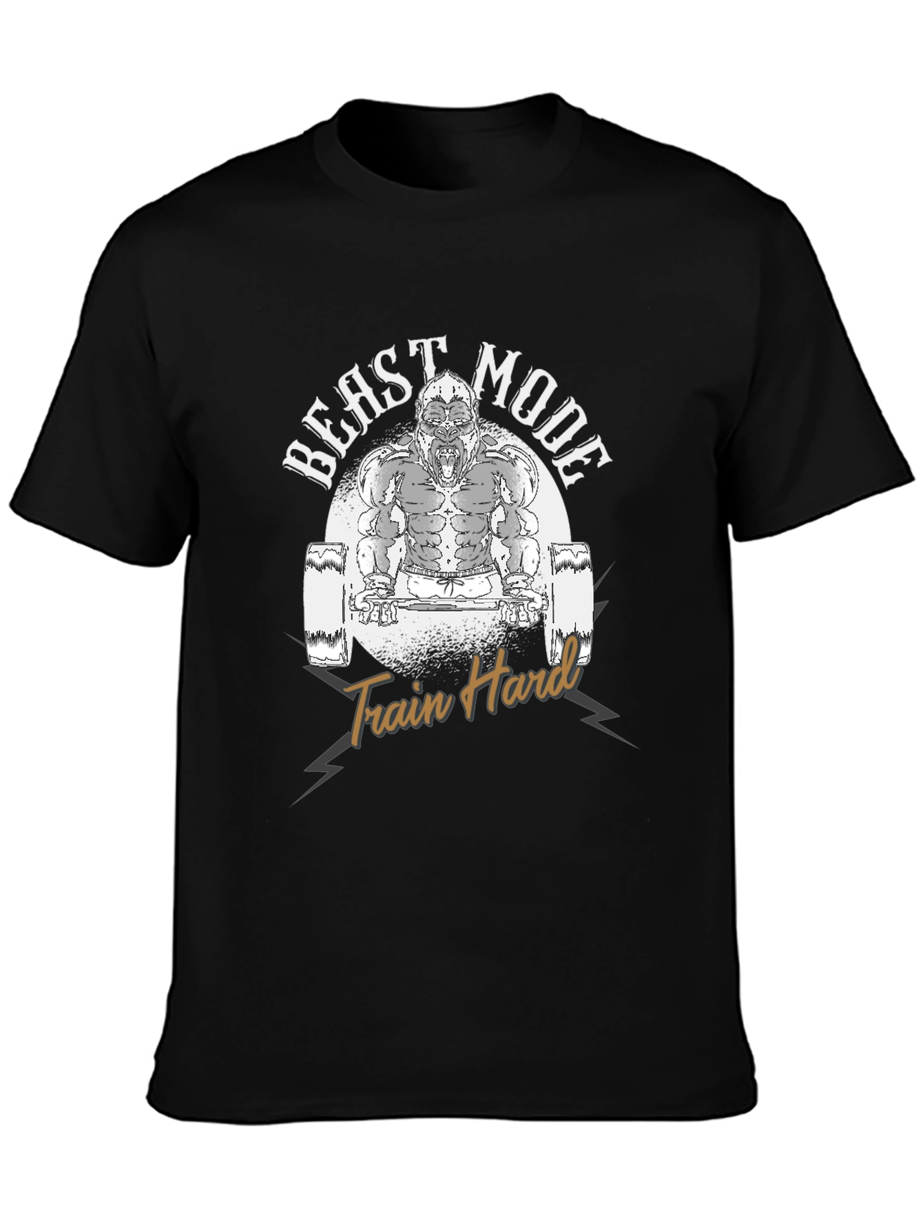 Beast Mode Gorilla Graphic T-Shirt - 3