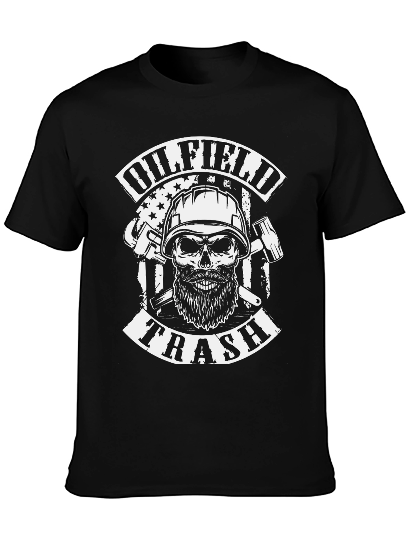 Black Oilfield Trash Graphic Tee view 3