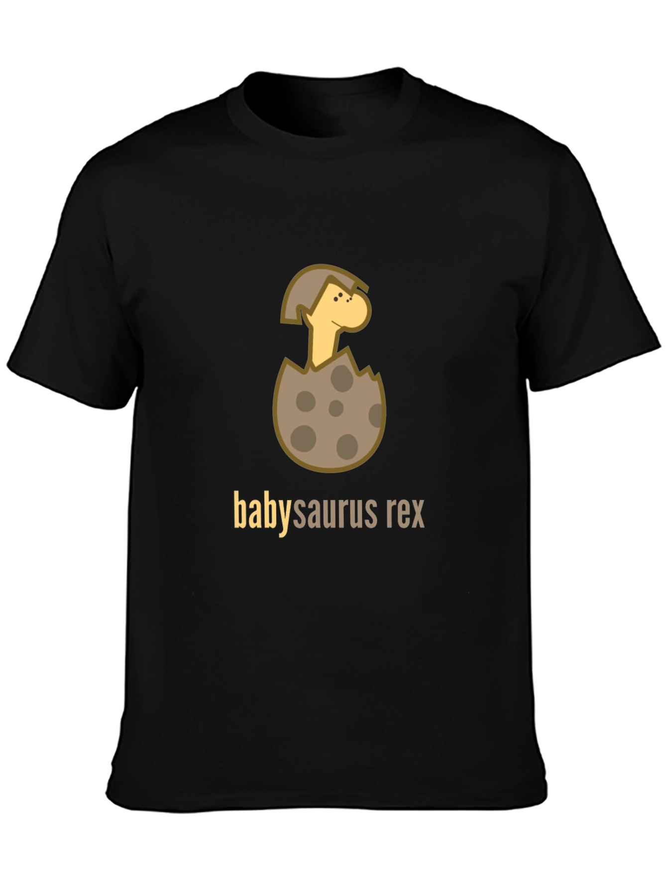 Black Baby Dinosaur Rex T-Shirt view 3