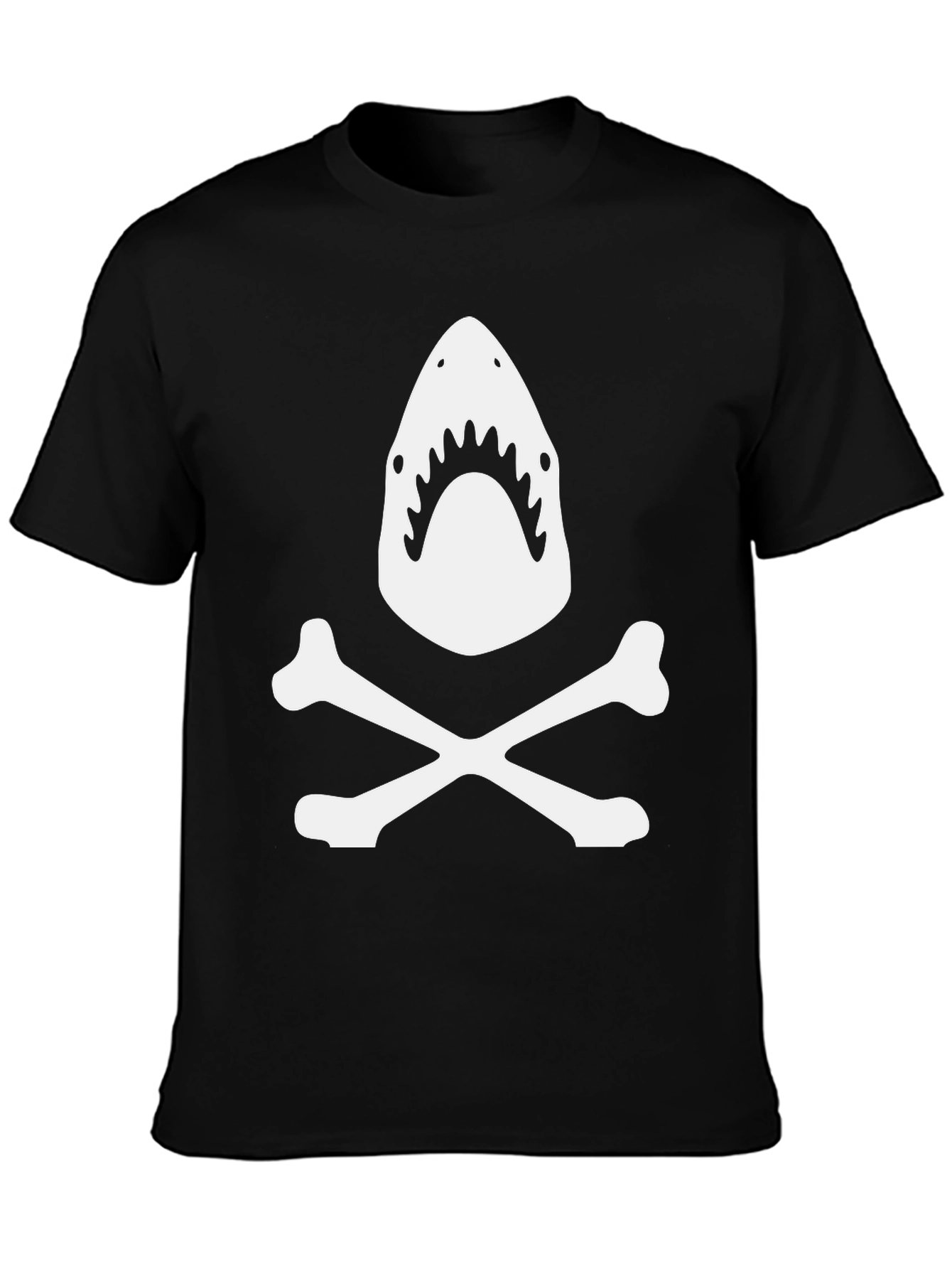 Black Shark Skull T-Shirt view 3