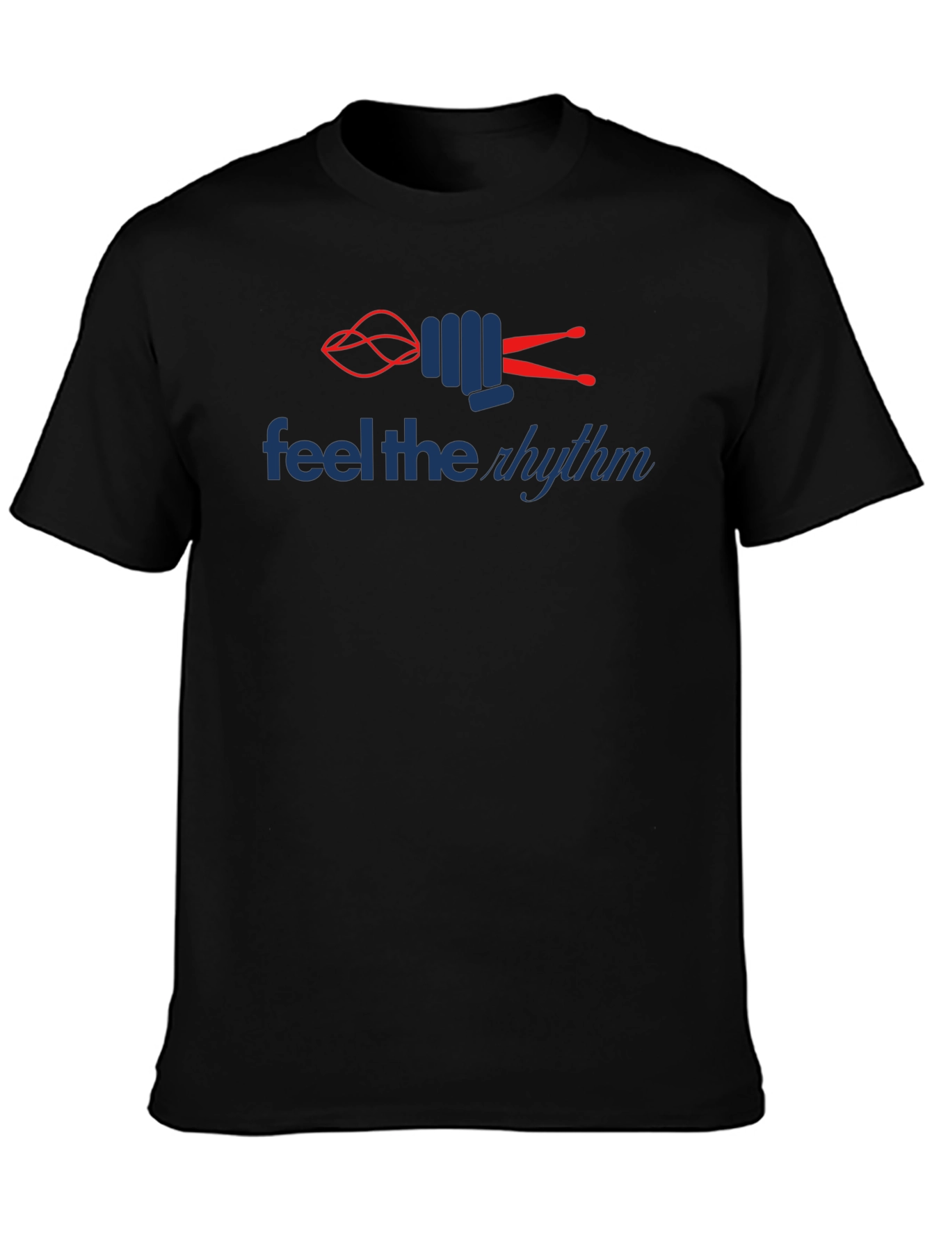 Feel the Rhythm Black T-Shirt - 3