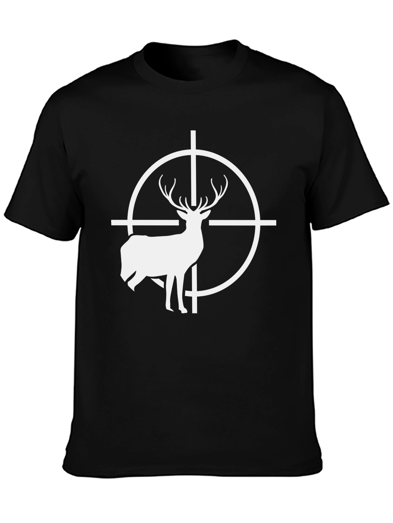Black Deer Target Graphic Tee - Hunting Style view 3