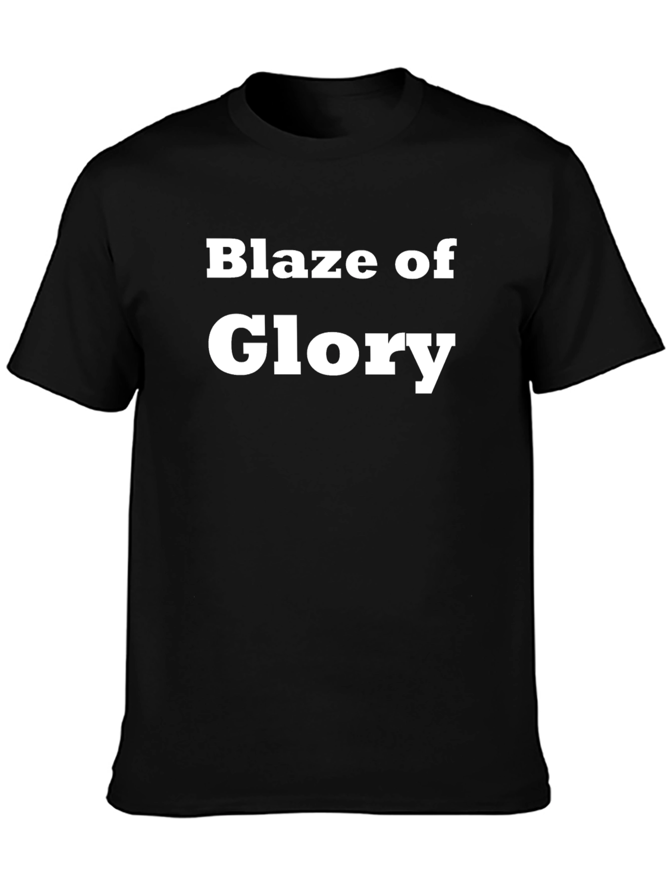 Black Blaze of Glory Graphic T-Shirt - Classic Tee view 3