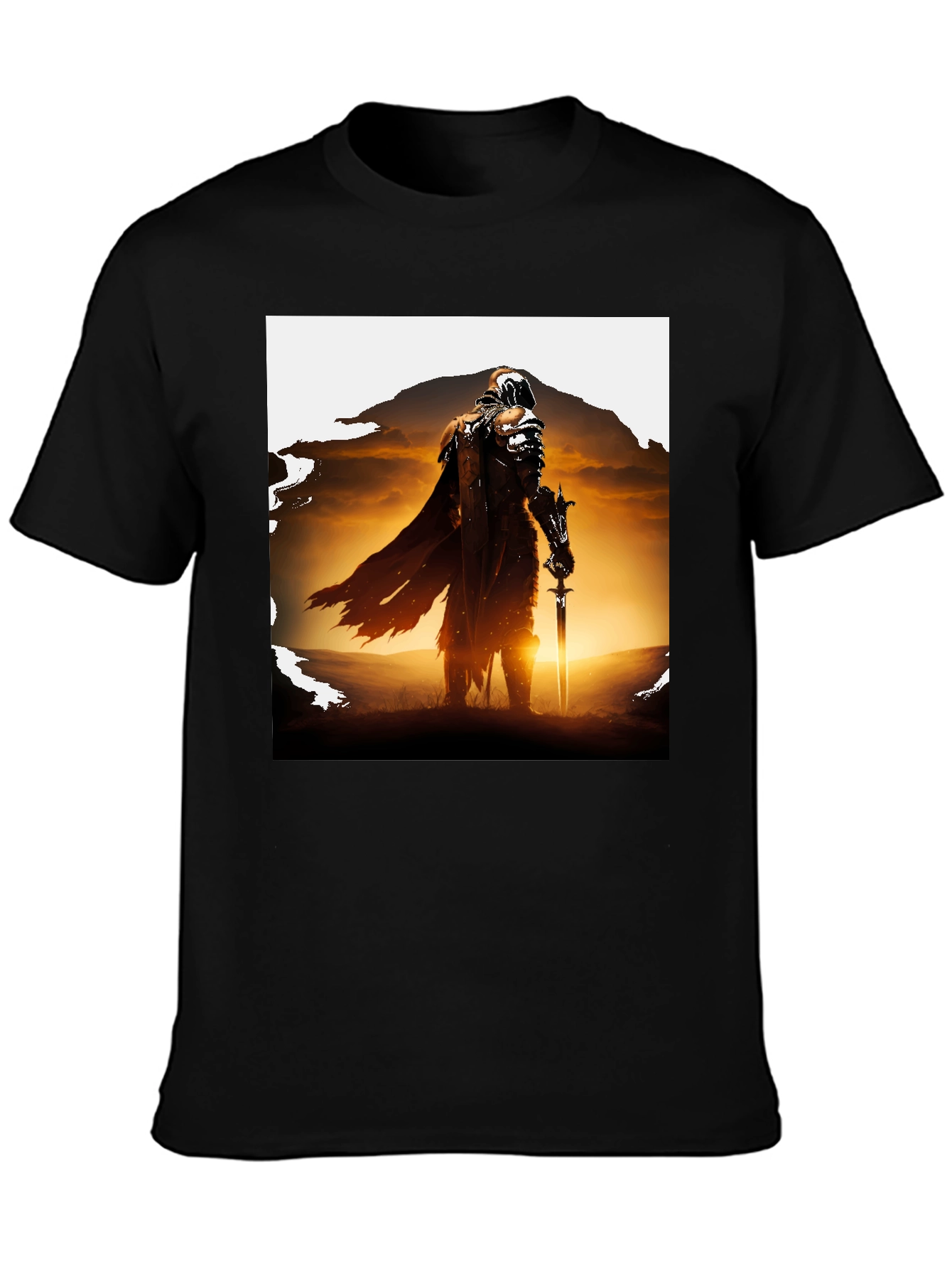 Black Warrior Graphic Tee - Black view 3