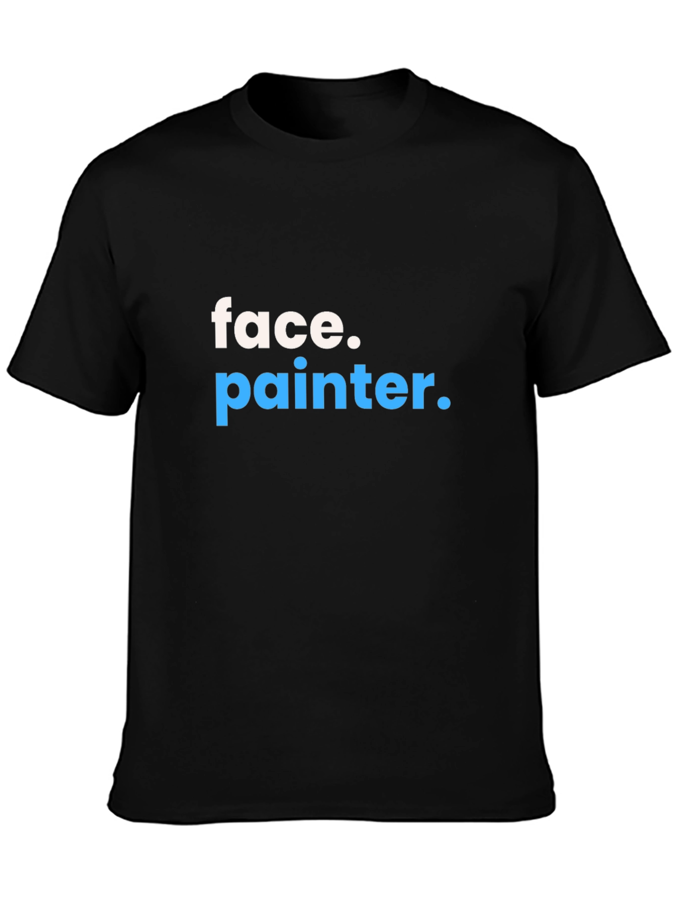 Face Painter T-Shirt - Black Graphic Tee - 3