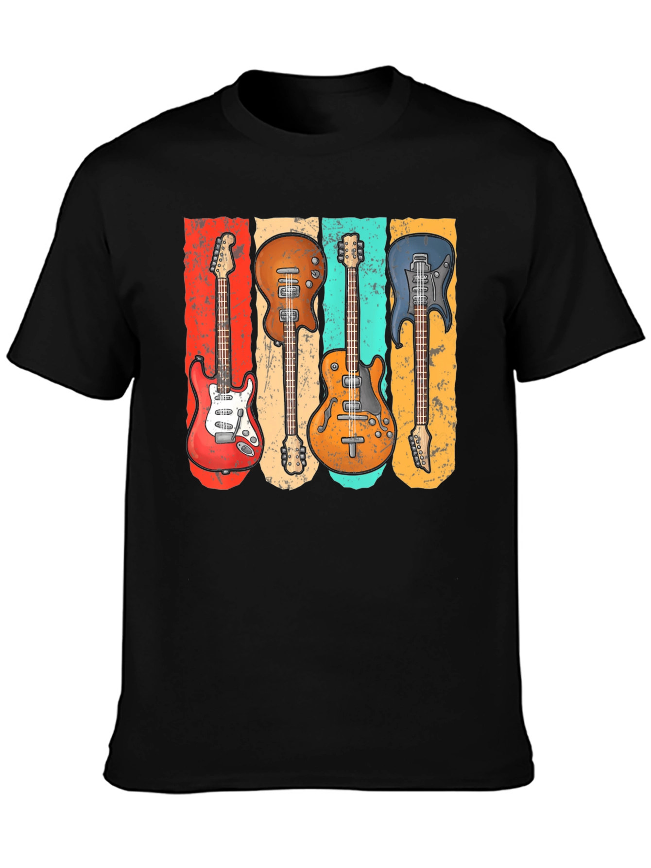 Vintage Electric Guitar T-Shirt for Music Lovers - 3