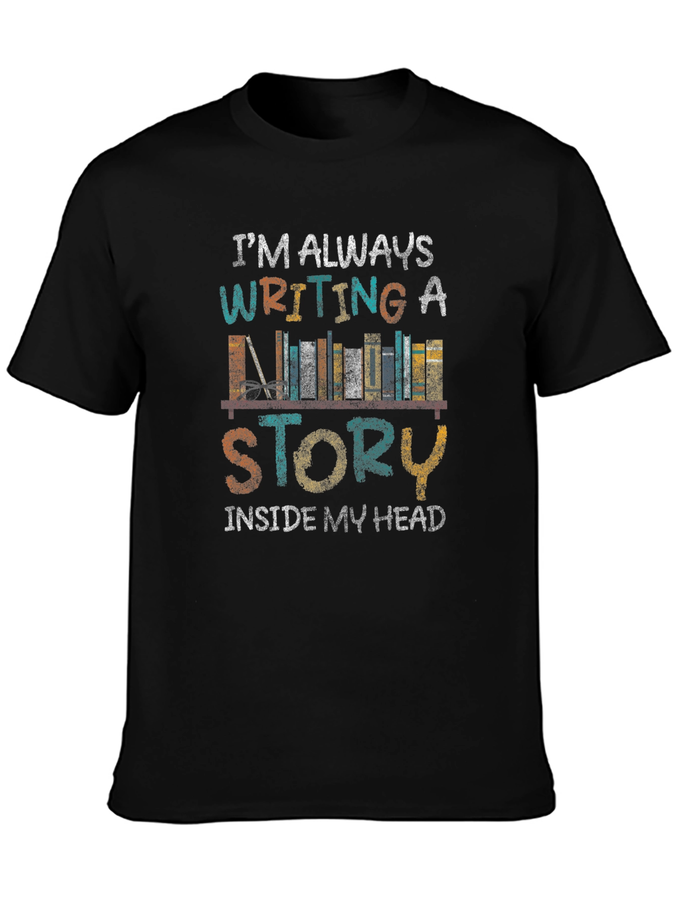 Black Book Lover T-Shirt: Writing a Story Tee view 3