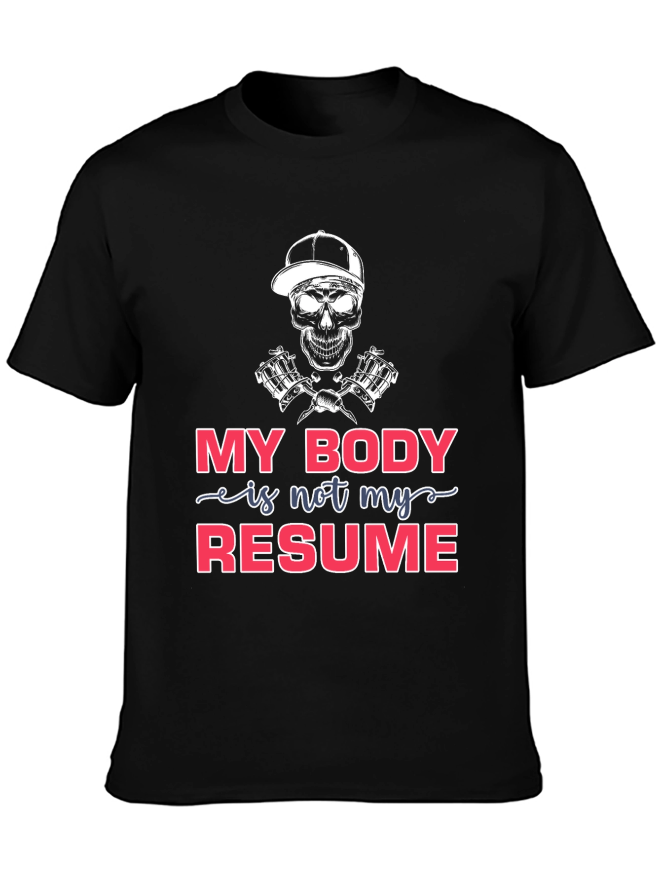 My Body is Not My Resume T-Shirt - Black - 3
