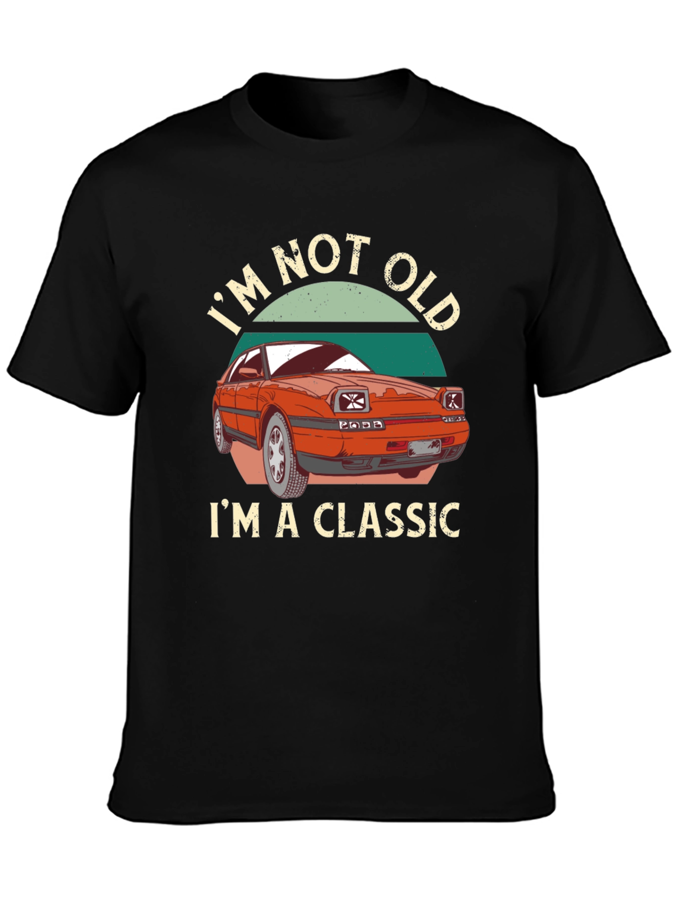 Black I'm Not Old I'm A Classic Car T-Shirt view 3