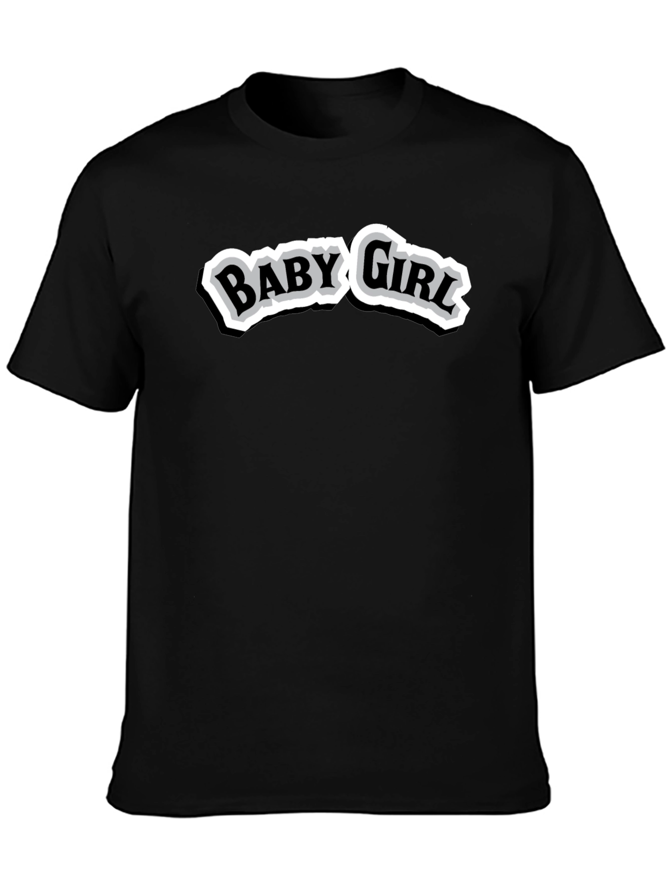 Black Baby Girl Graphic T-Shirt - Unisex view 3