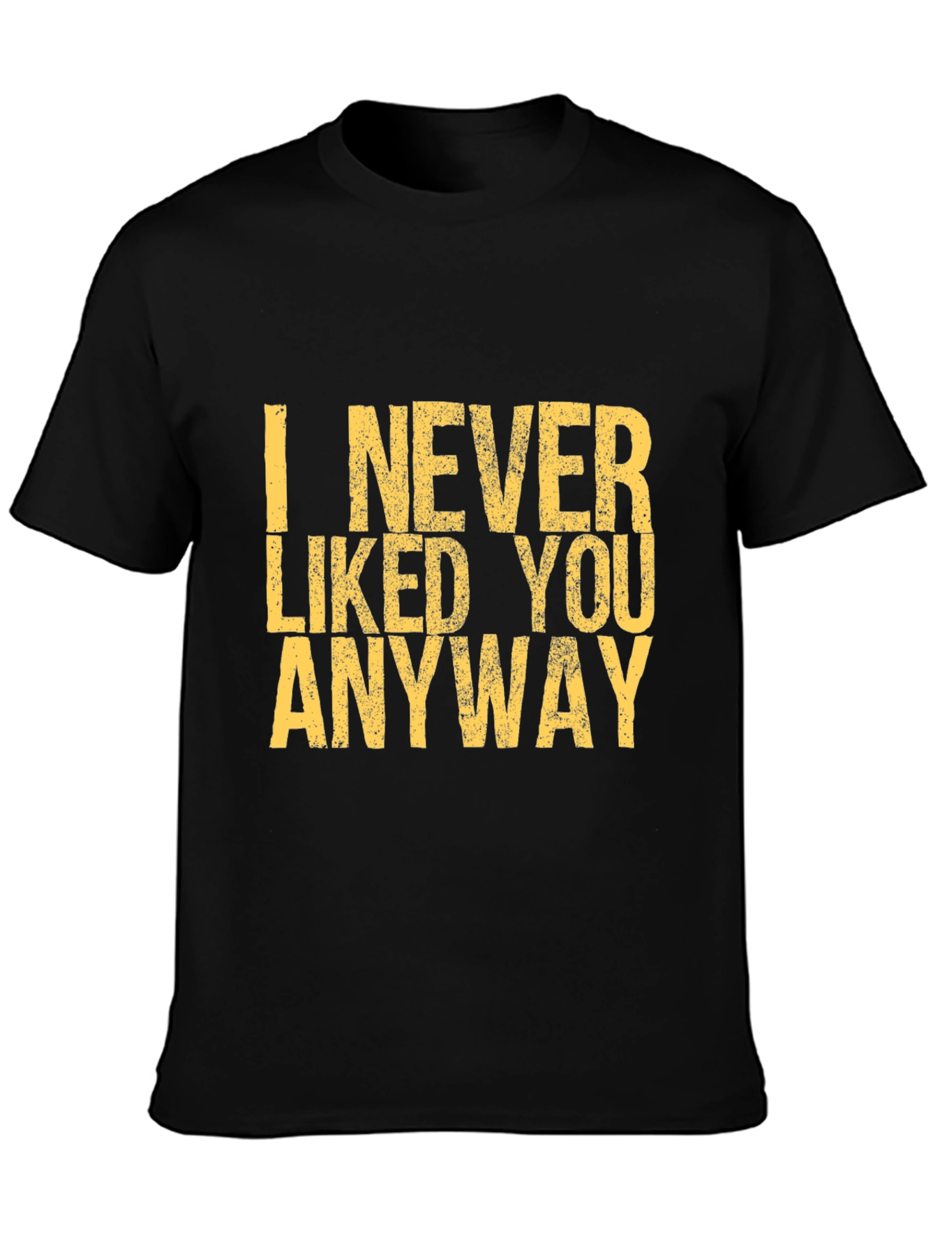 Black I Never Liked You Anyway Graphic Tee view 3