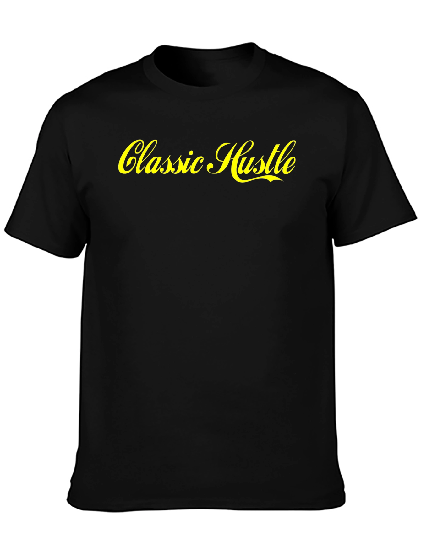 Classic Hustle Black Graphic Tee - 3