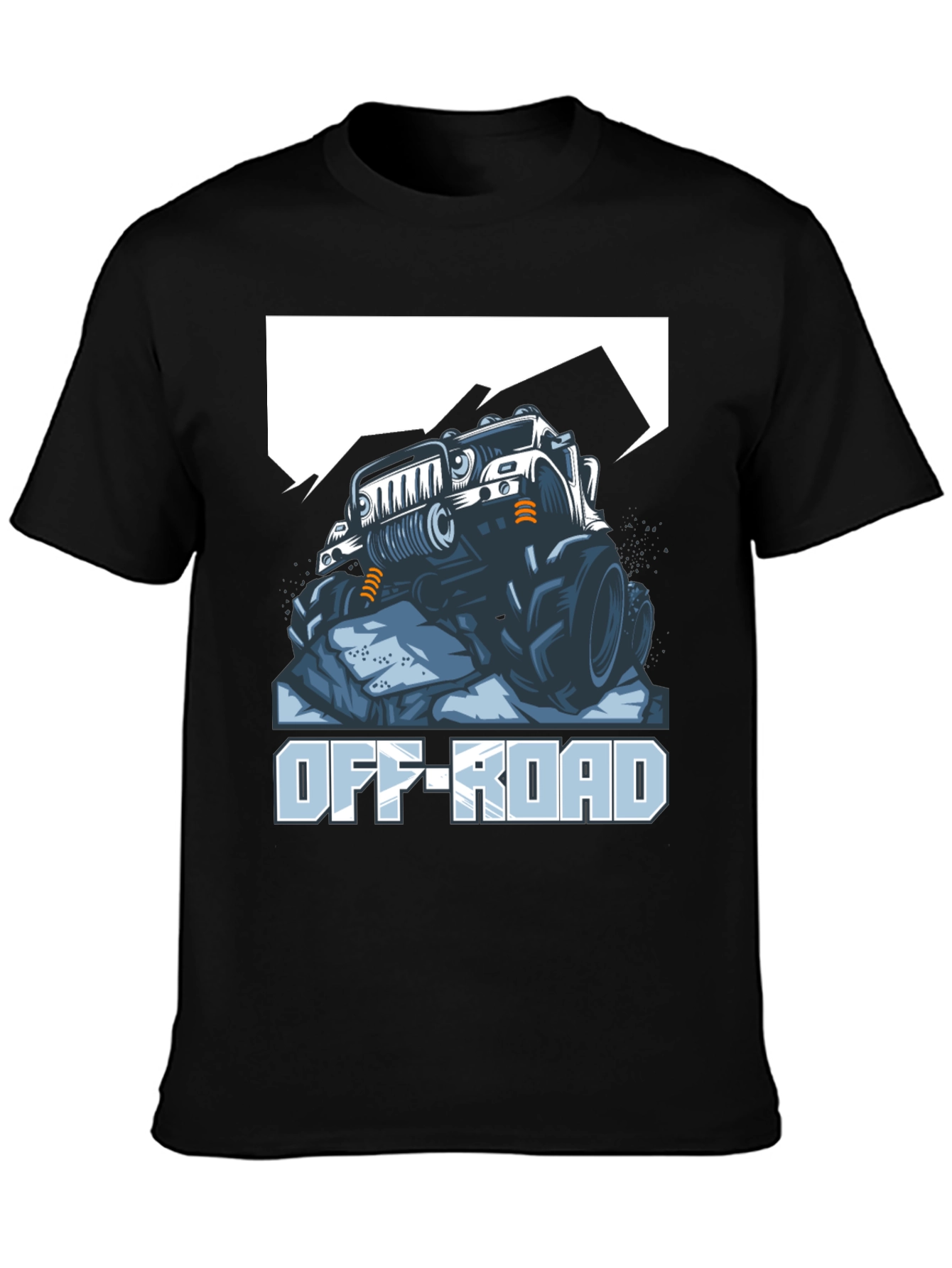 Off-Road Truck Graphic Tee - Black Cotton - 3