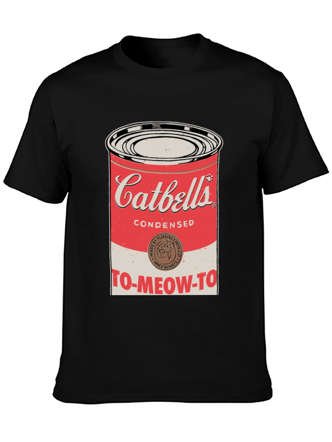 Black Catbells Condensed T-Shirt - To Meow To! view 3
