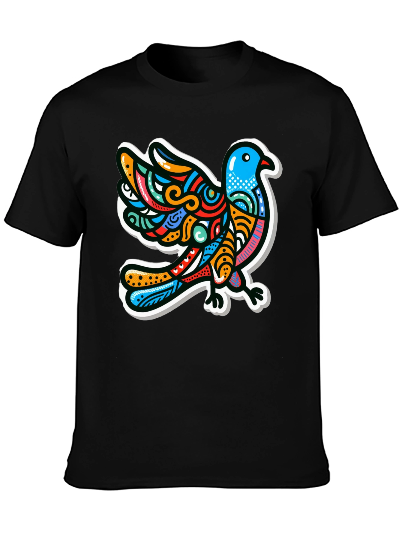 Black Dove Graphic Print T-Shirt view 3