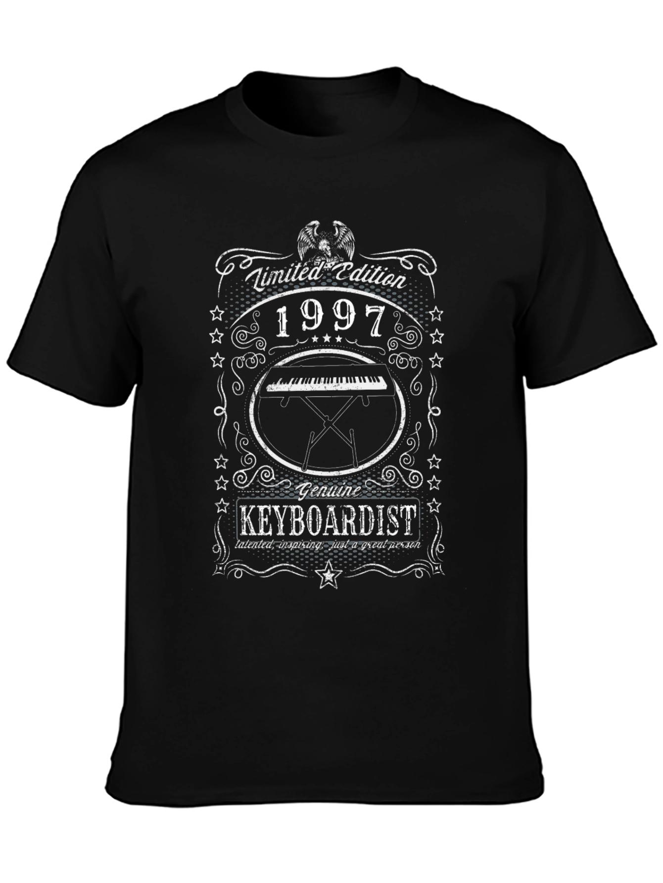 Black Limited Edition 1997 Keyboardist T-Shirt view 3