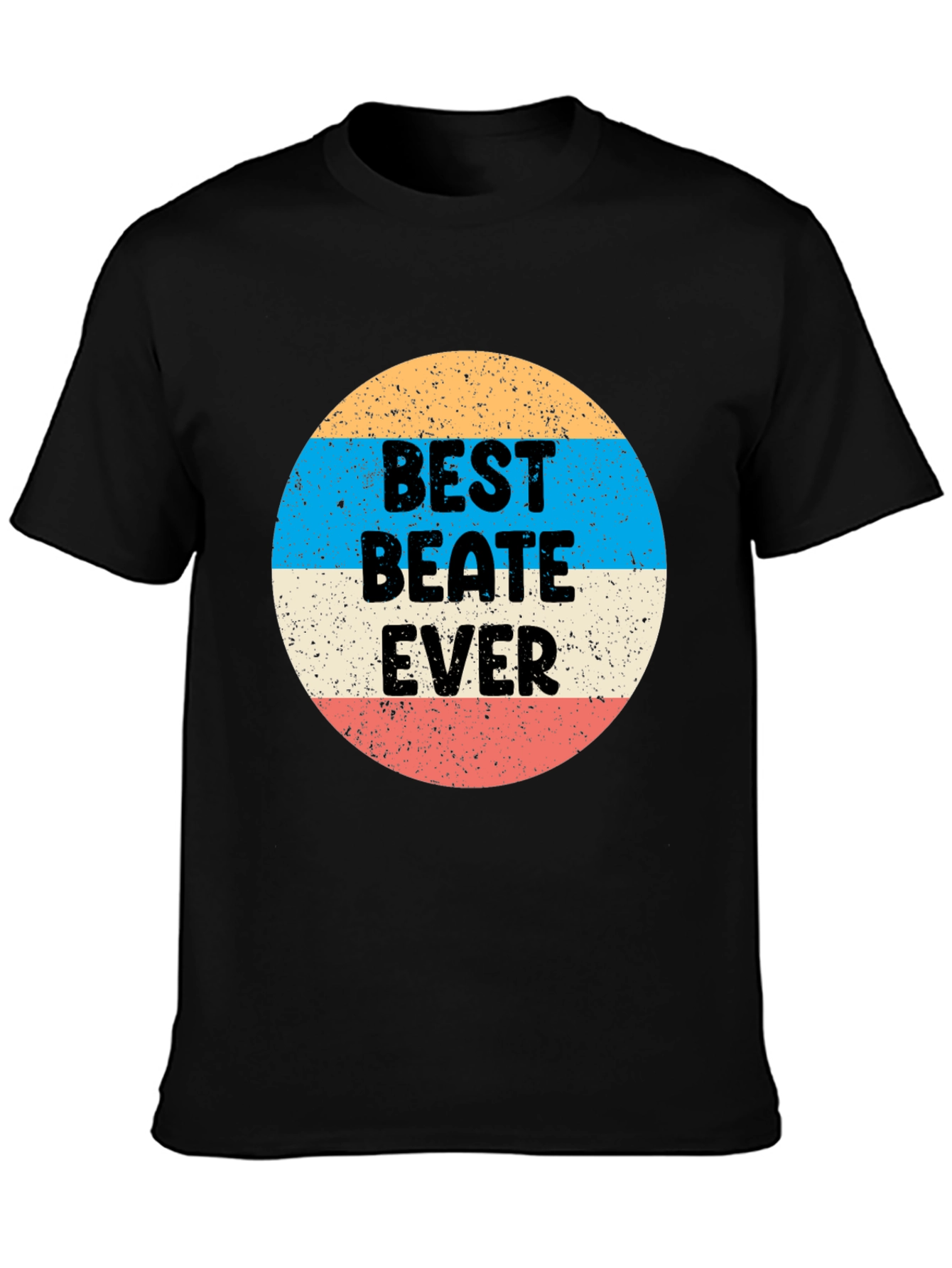Black Best Beate Ever T-Shirt - Retro Style view 3