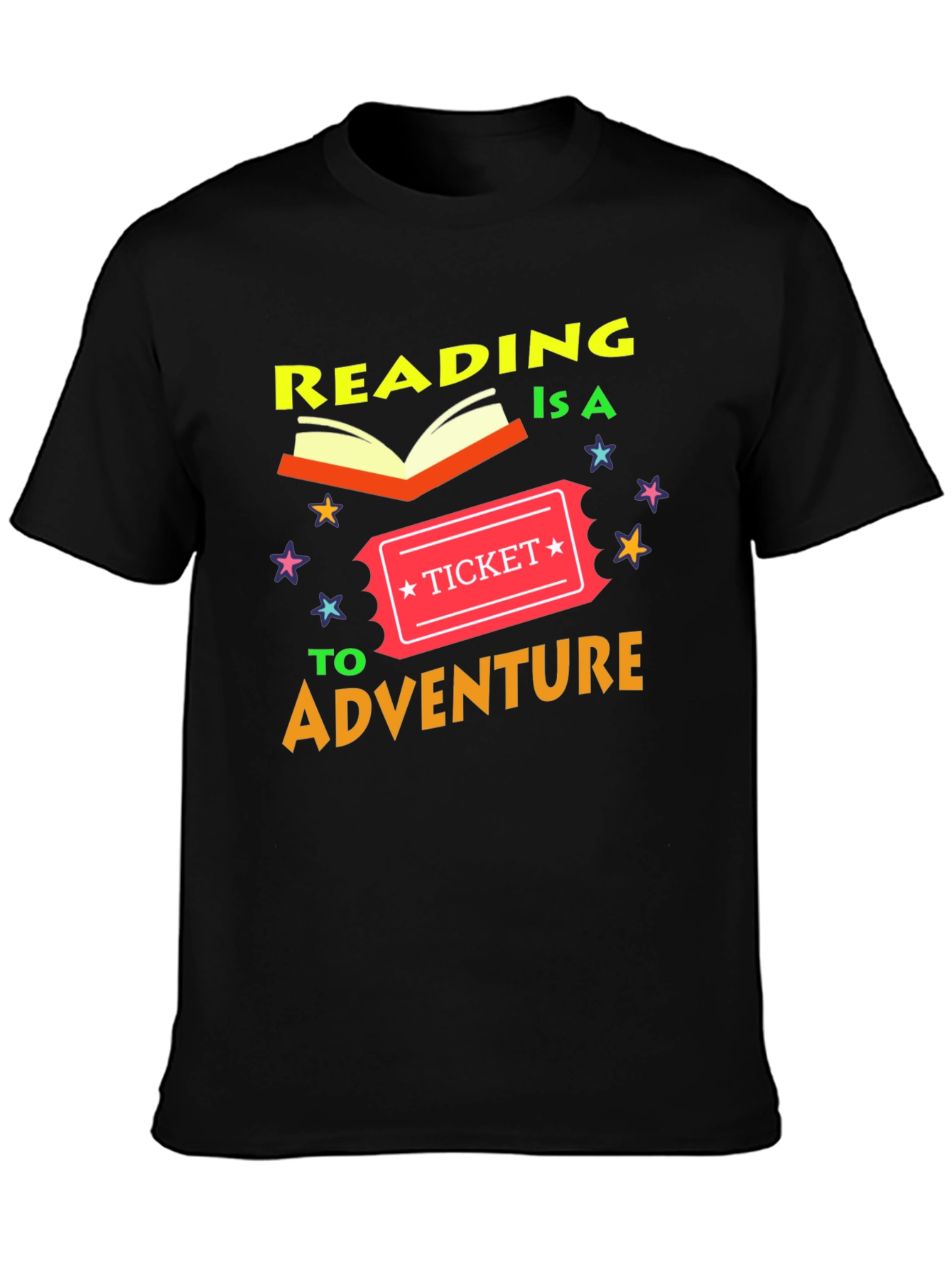 Reading is a Ticket to Adventure T-Shirt - 3