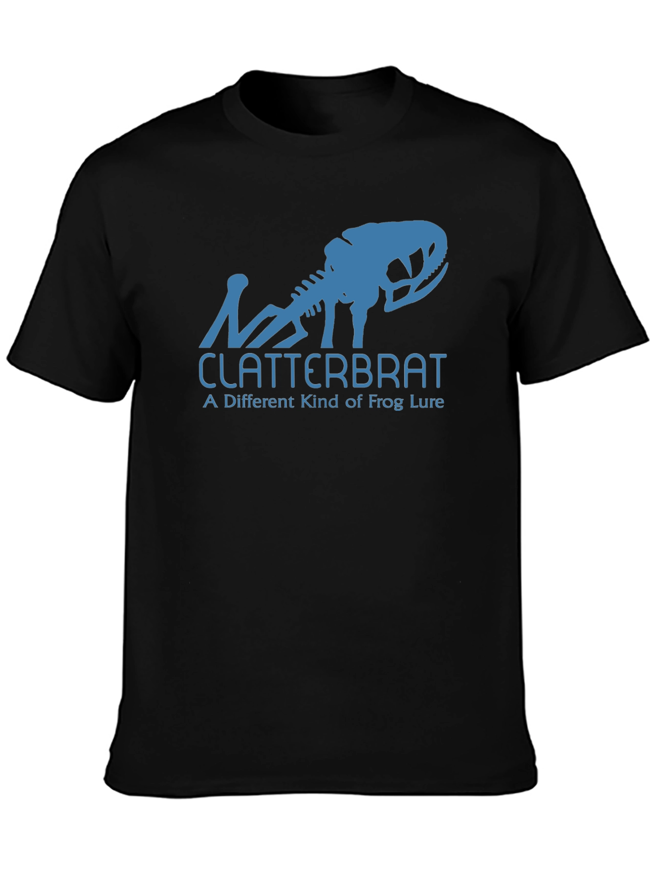 Black Clatterbrat Frog Lure Graphic Tee view 3