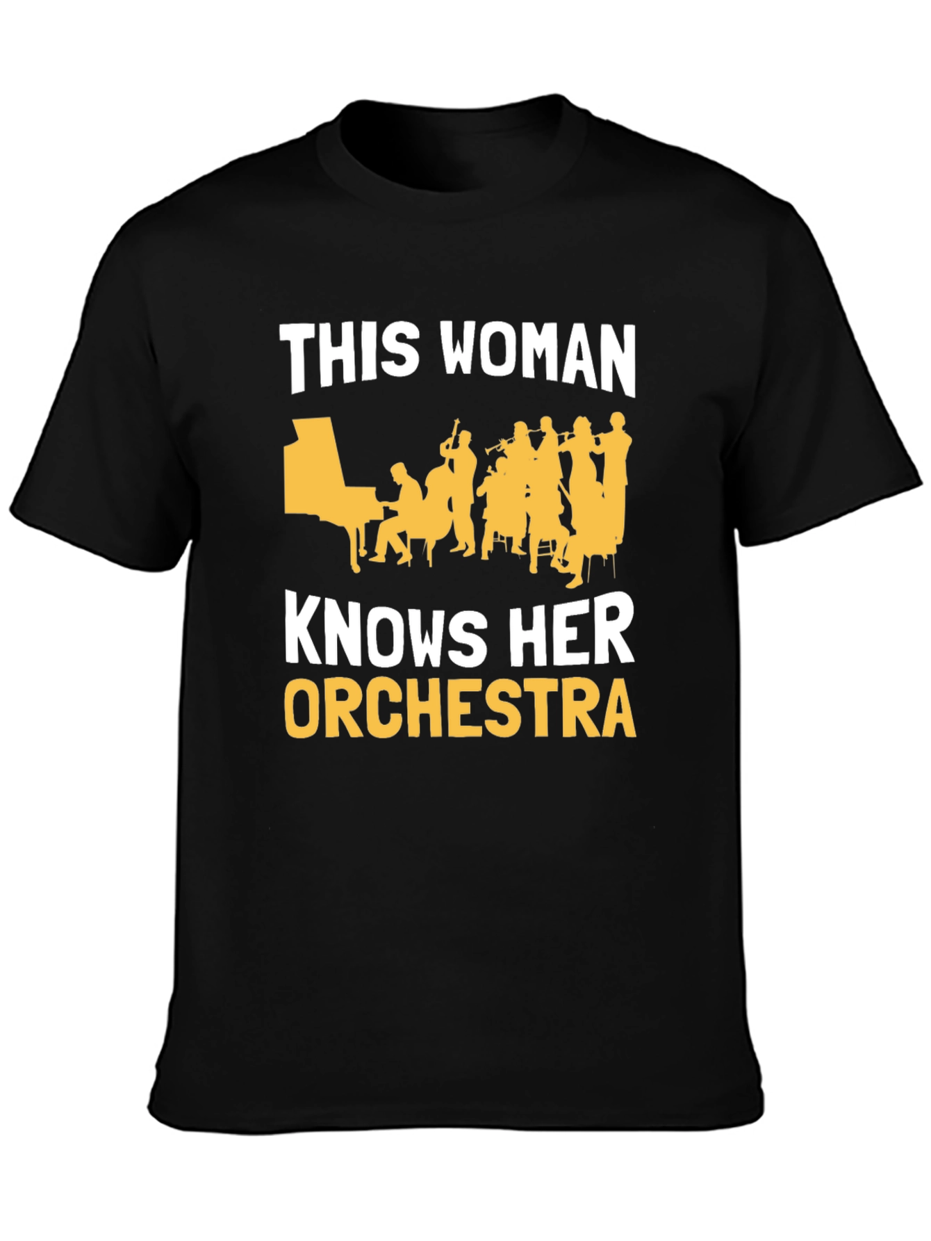 Black Orchestra Conductor T-Shirt view 3